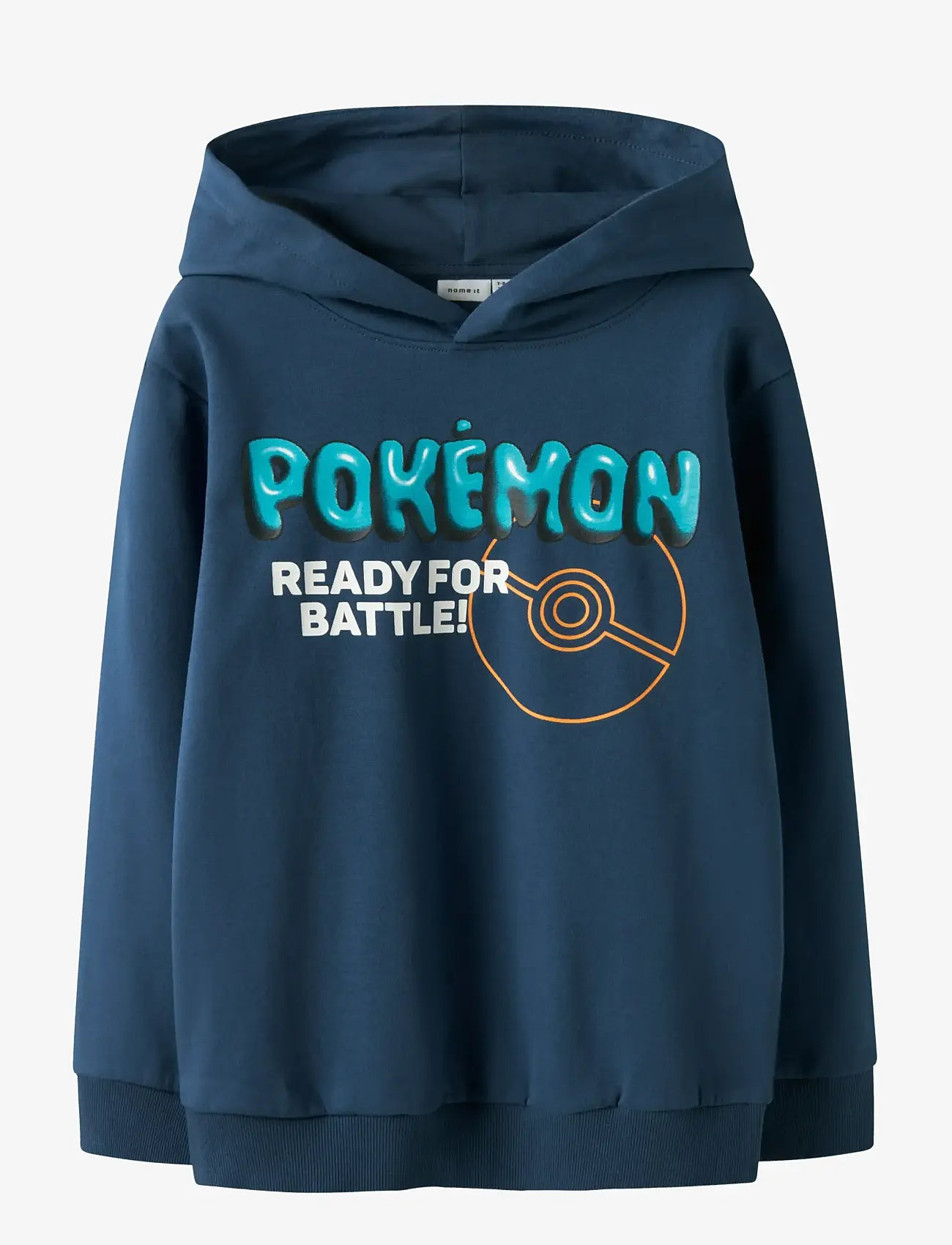 name it - NKMSTREK POKEMON NREG SWE WH BRU BOX SKY - bluzy z kapturem - insignia blue - 1