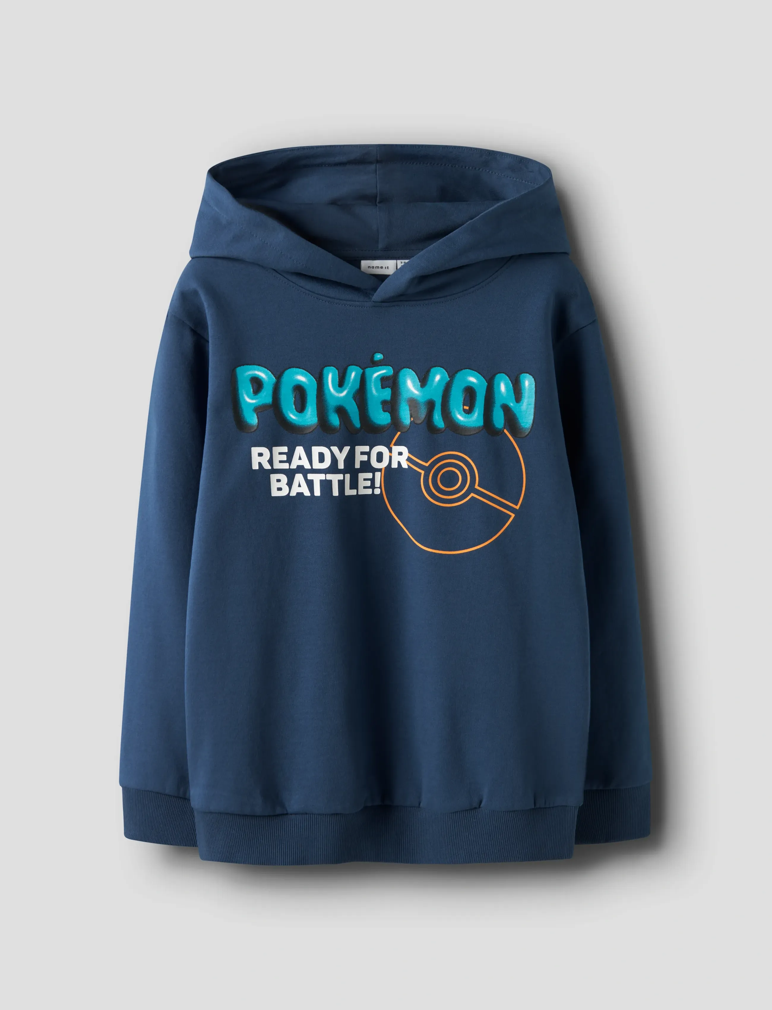 name it NKMSTREK POKEMON NREG SWE WH BRU BOX SKY - Kapuzenpullover - INSIGNIA BLUE / navy