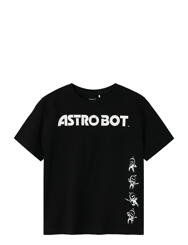 name it - NKMSTEVE PLAYSTATION SS NREG TOP BOX BFU - kortærmede t-shirts - black - 1