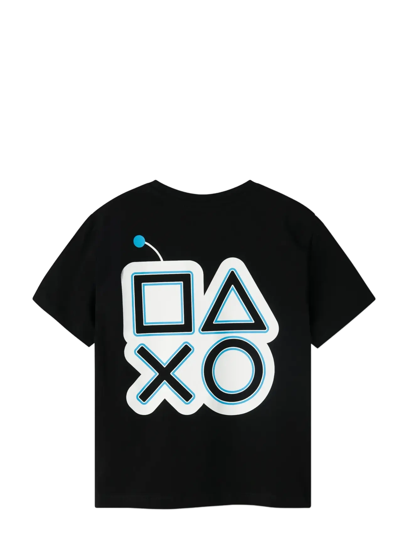 name it - NKMSTEVE PLAYSTATION SS NREG TOP BOX BFU - kortærmede t-shirts - black - 2