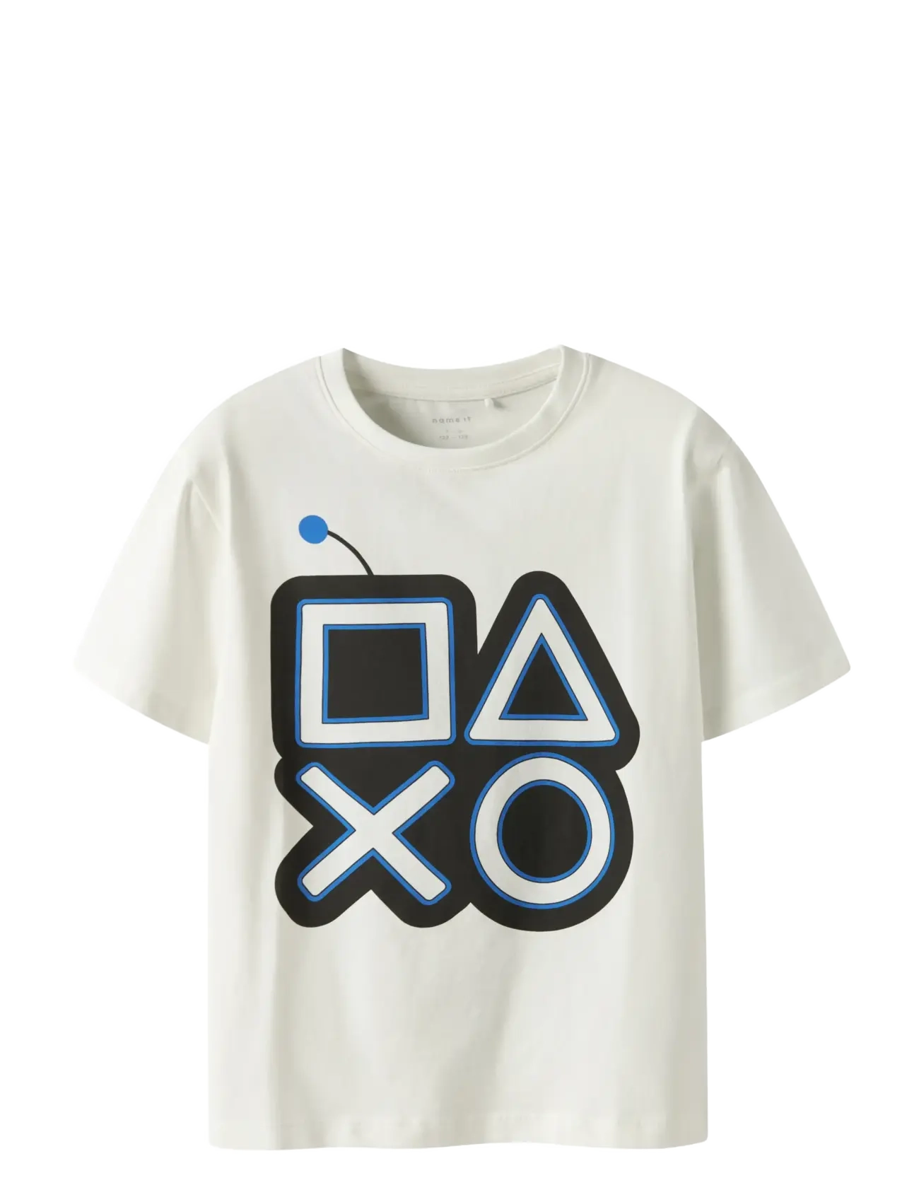 name it NKMSTEVE PLAYSTATION SS NREG TOP BOX BFU - Oberteile - CLOUD DANCER / white