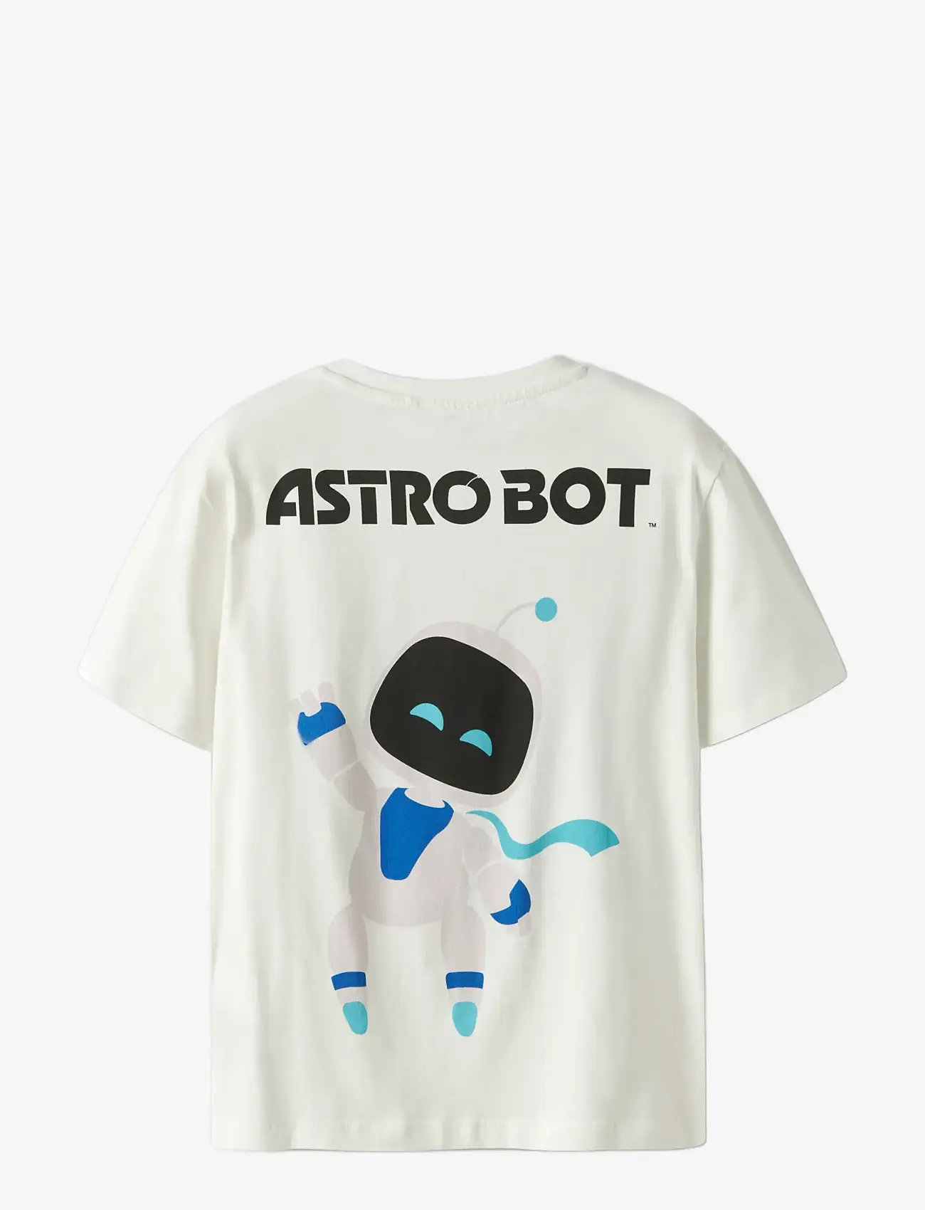 name it - NKMSTEVE PLAYSTATION SS NREG TOP BOX BFU - kurzärmelige - cloud dancer - 1