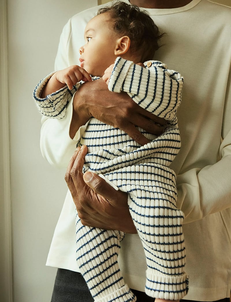 name it - NBMOSTRIPE LS KNIT - pullover - insignia blue - 0