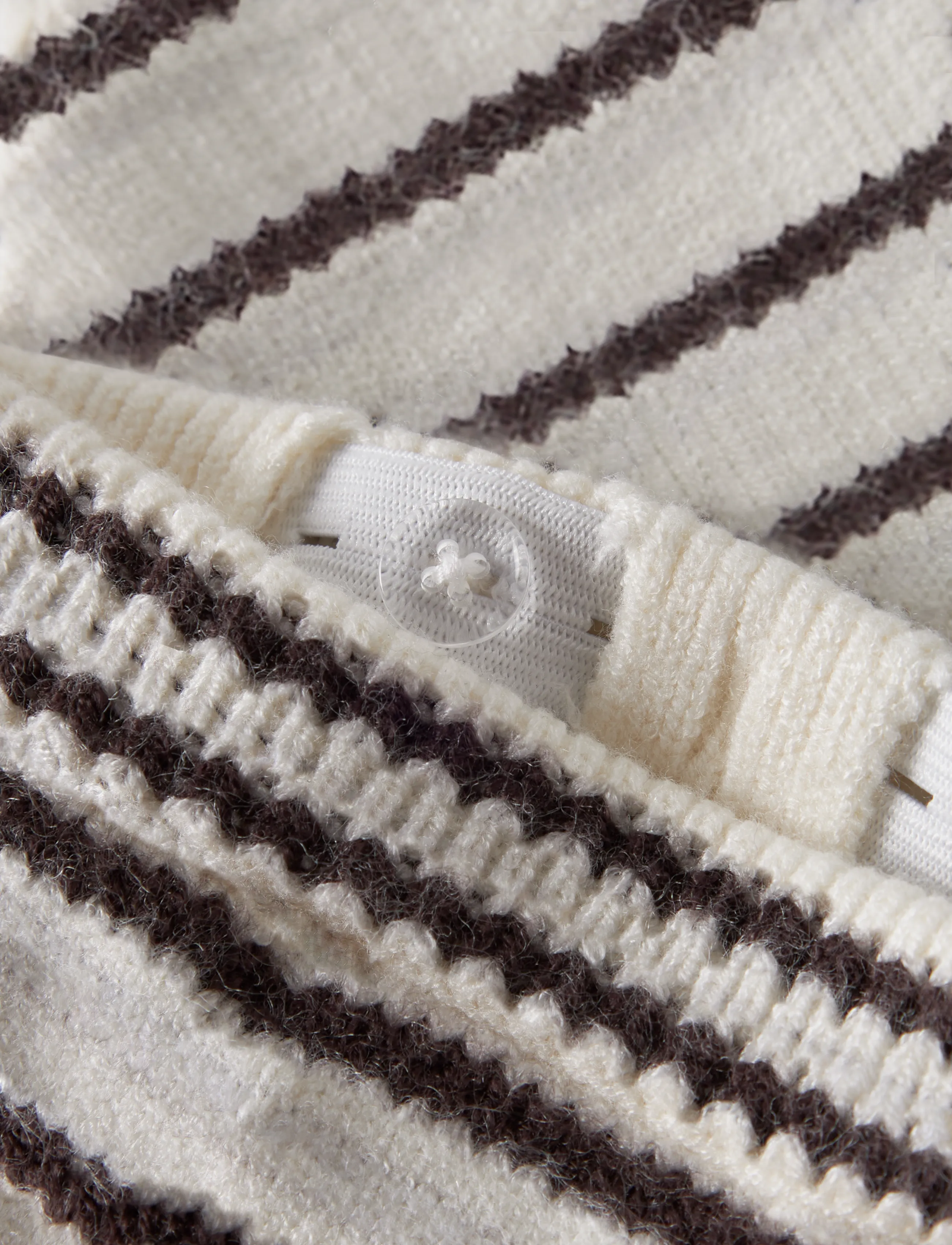 name it - NBMOSTRIPE KNIT PANT - antique white - 2
