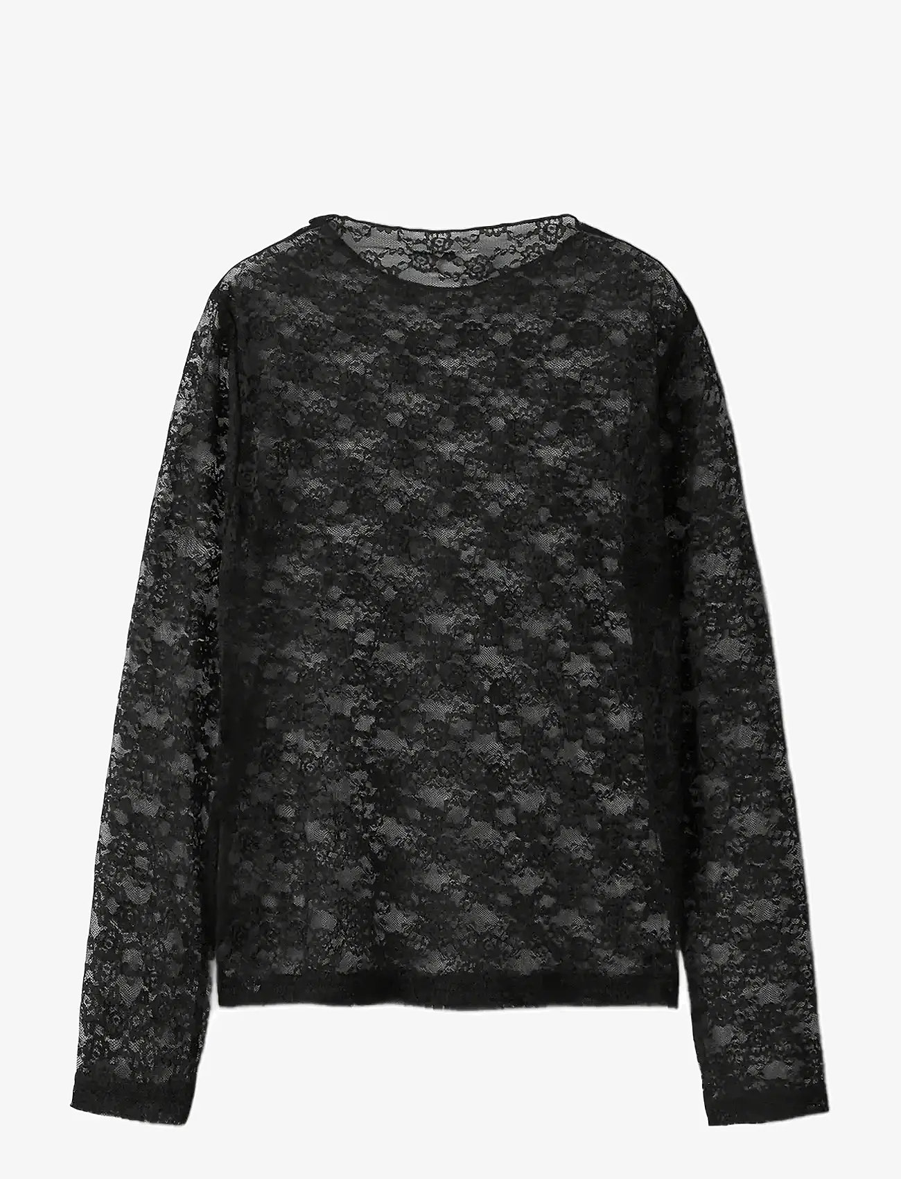 name it - NKFNACE LS TOP - blouses & tunics - black - 0