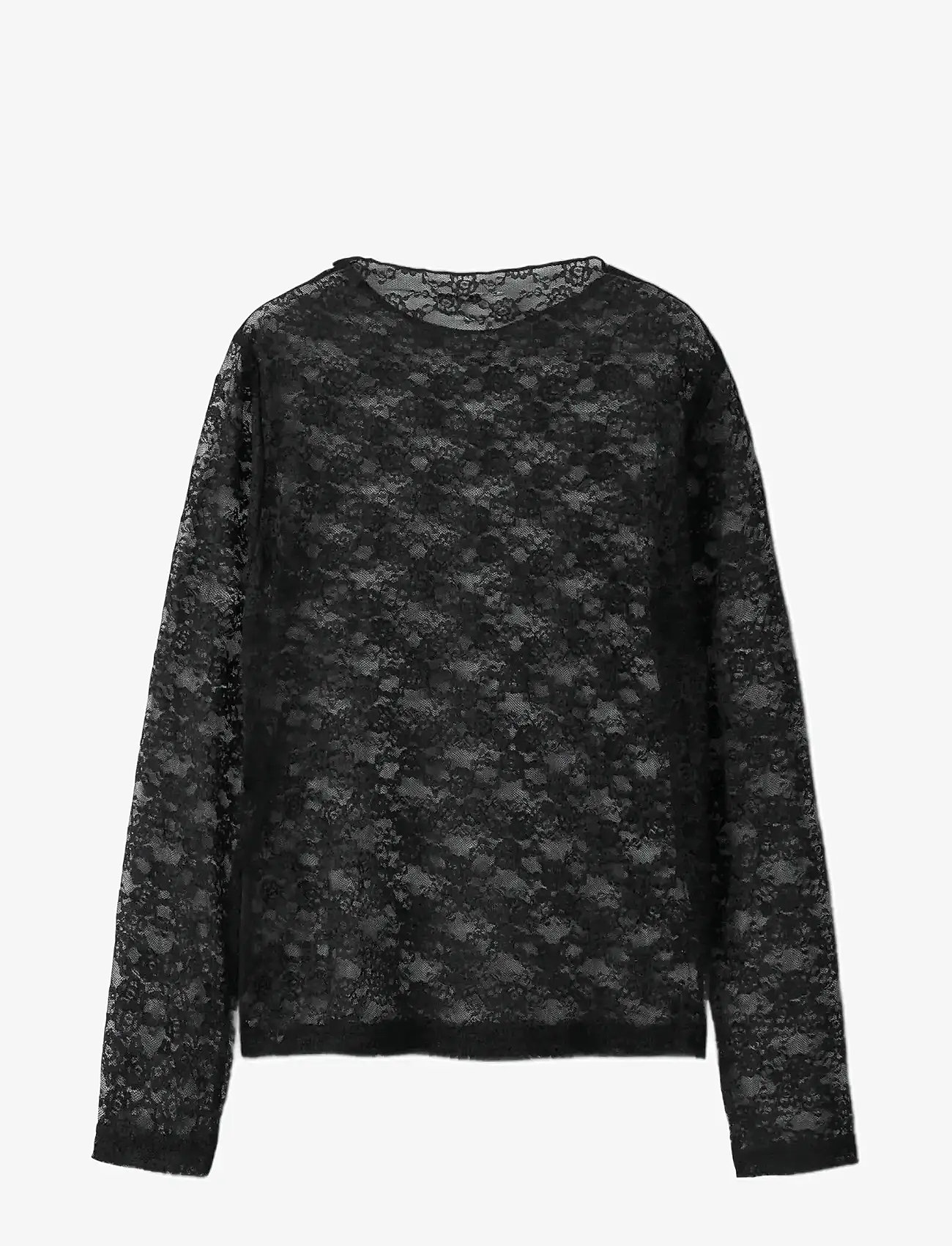 name it - NKFNACE LS TOP - blouses & tunics - black - 1