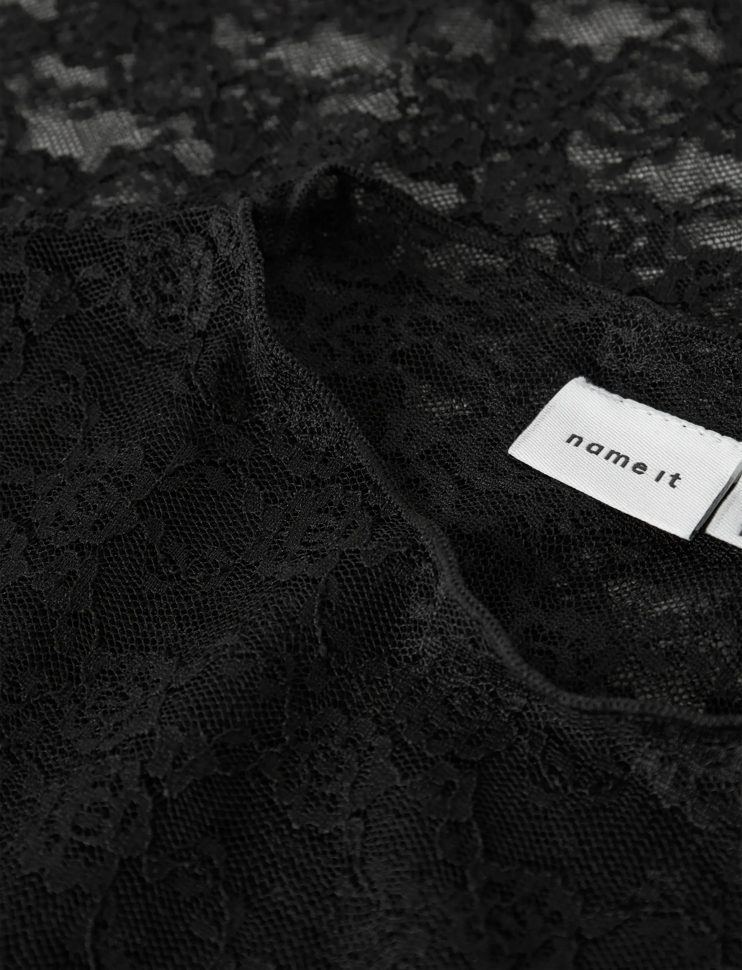 name it - NKFNACE LS TOP - sommerschnäppchen - black - 3
