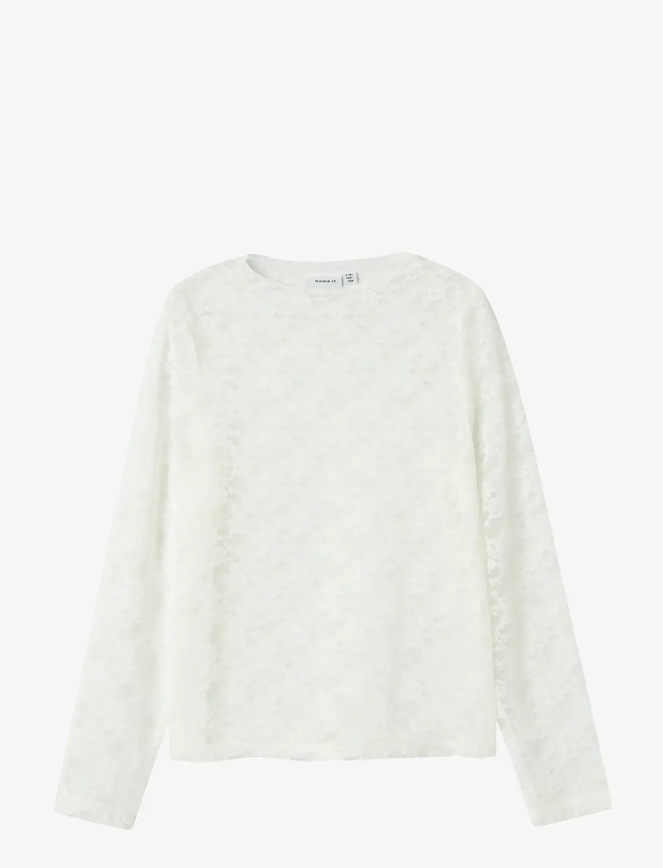 name it - NKFNACE LS TOP - pluusid ja tuunikad - cloud dancer - 0