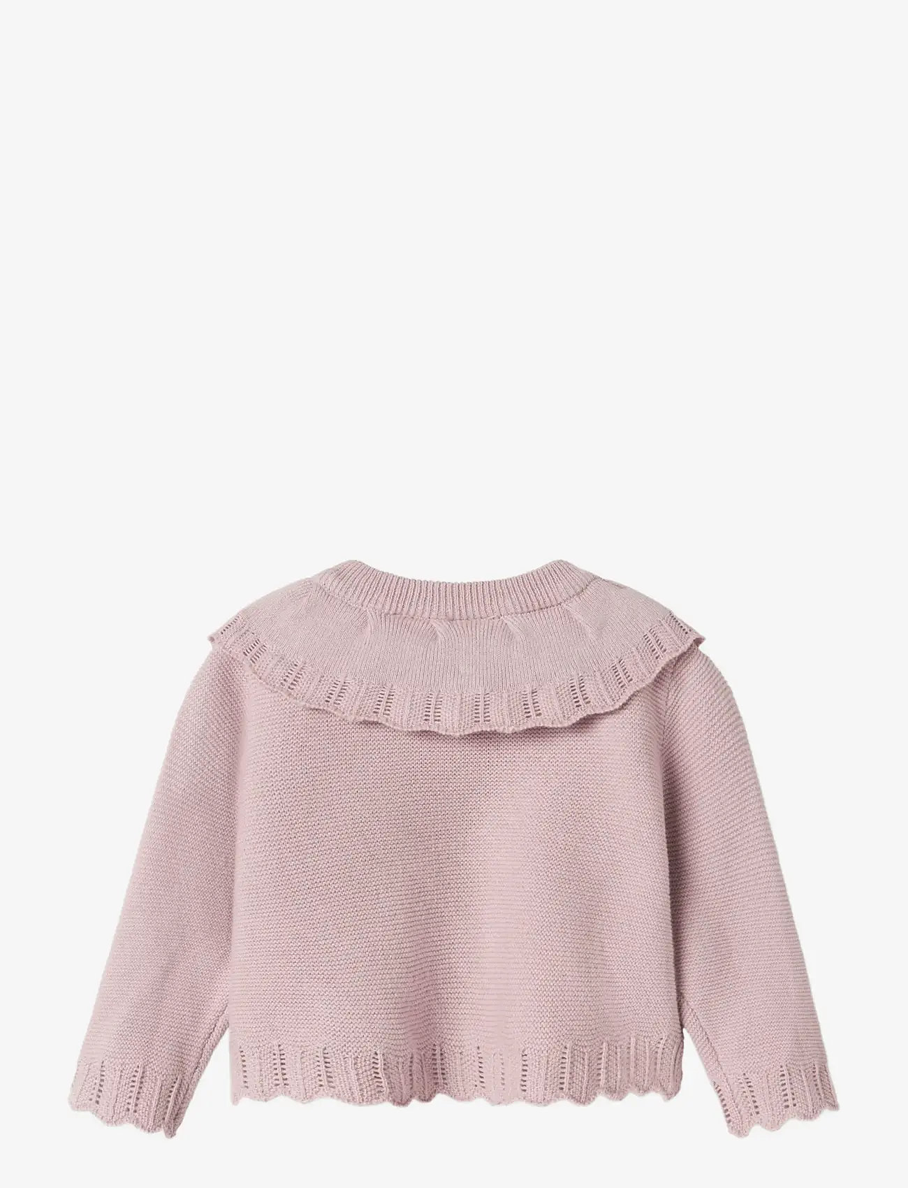 name it - NBFOPPA LS SH KNIT CARD - burnished lilac - 2