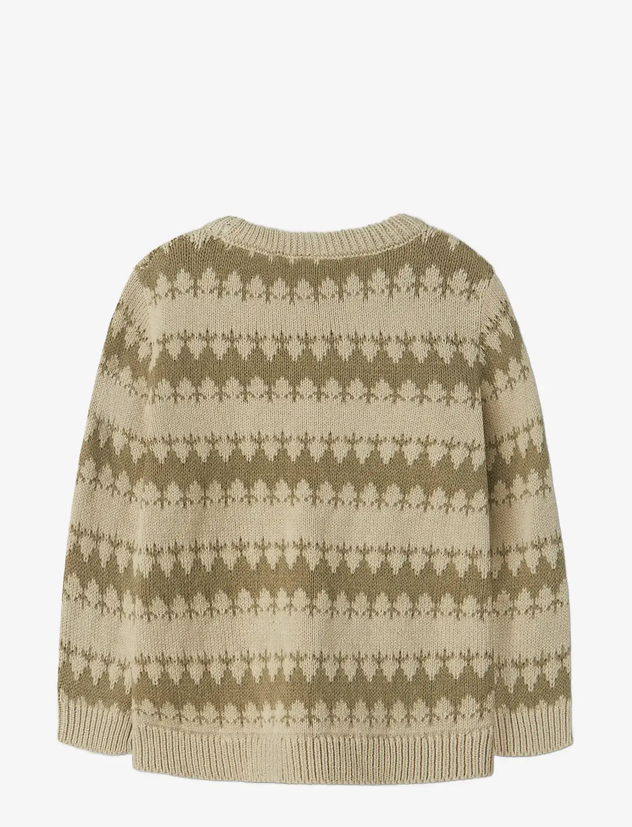 name it - NMMOSCAR LS KNIT - jumpers - island fossil - 2
