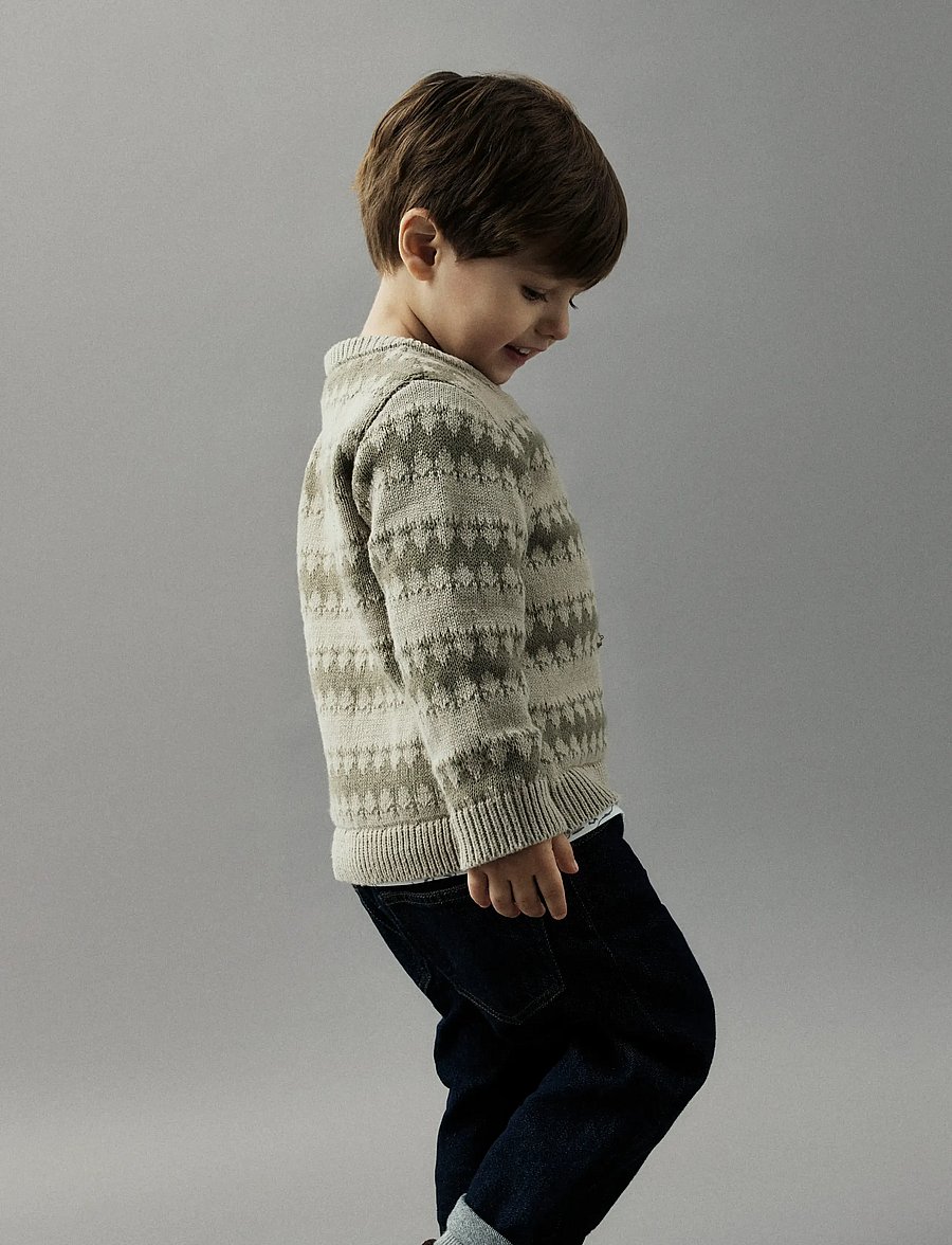 name it - NMMOSCAR LS KNIT - pullover - island fossil - 3