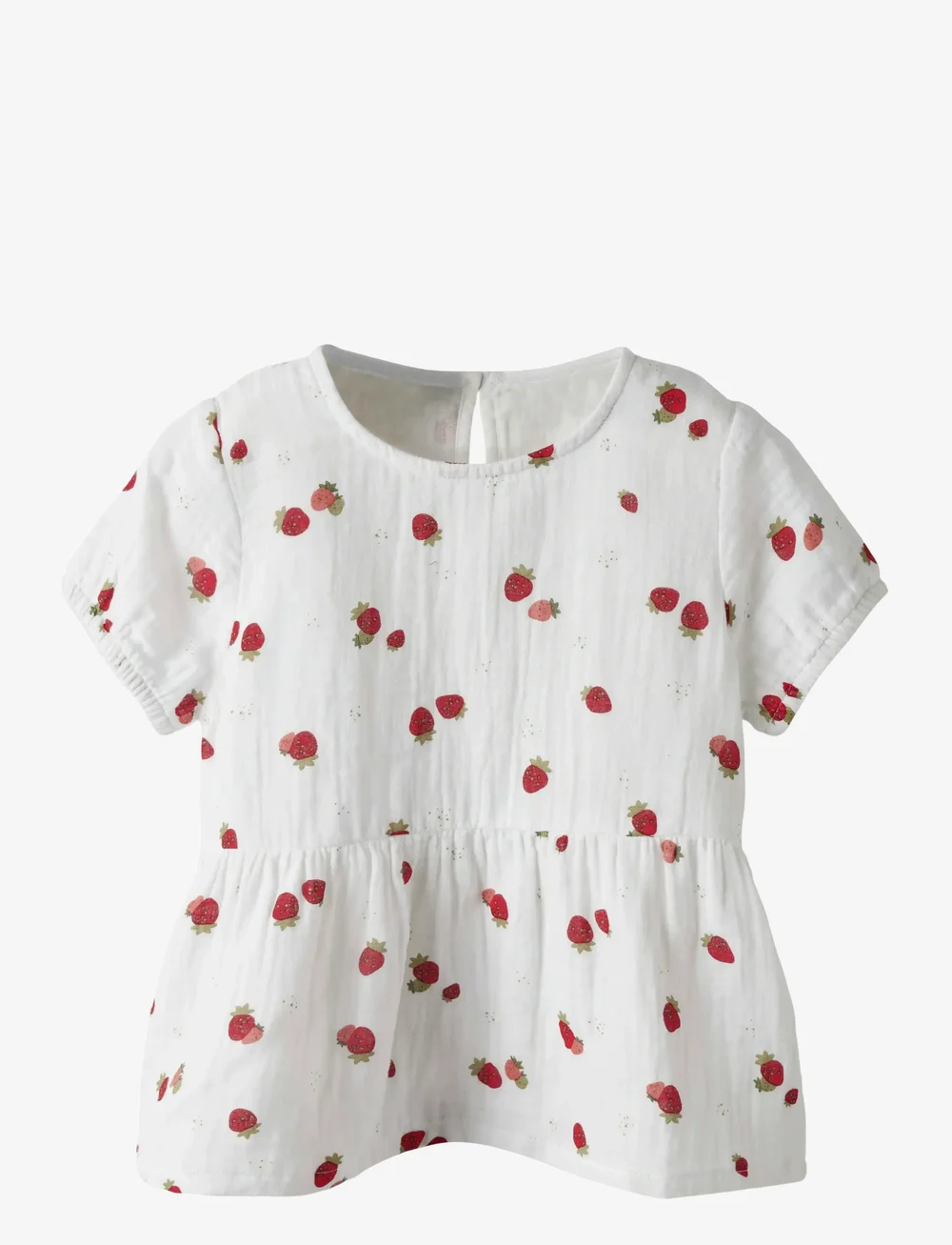 name it - NMFFORNELIA SS TOP - blusen & tuniken - white alyssum - 1