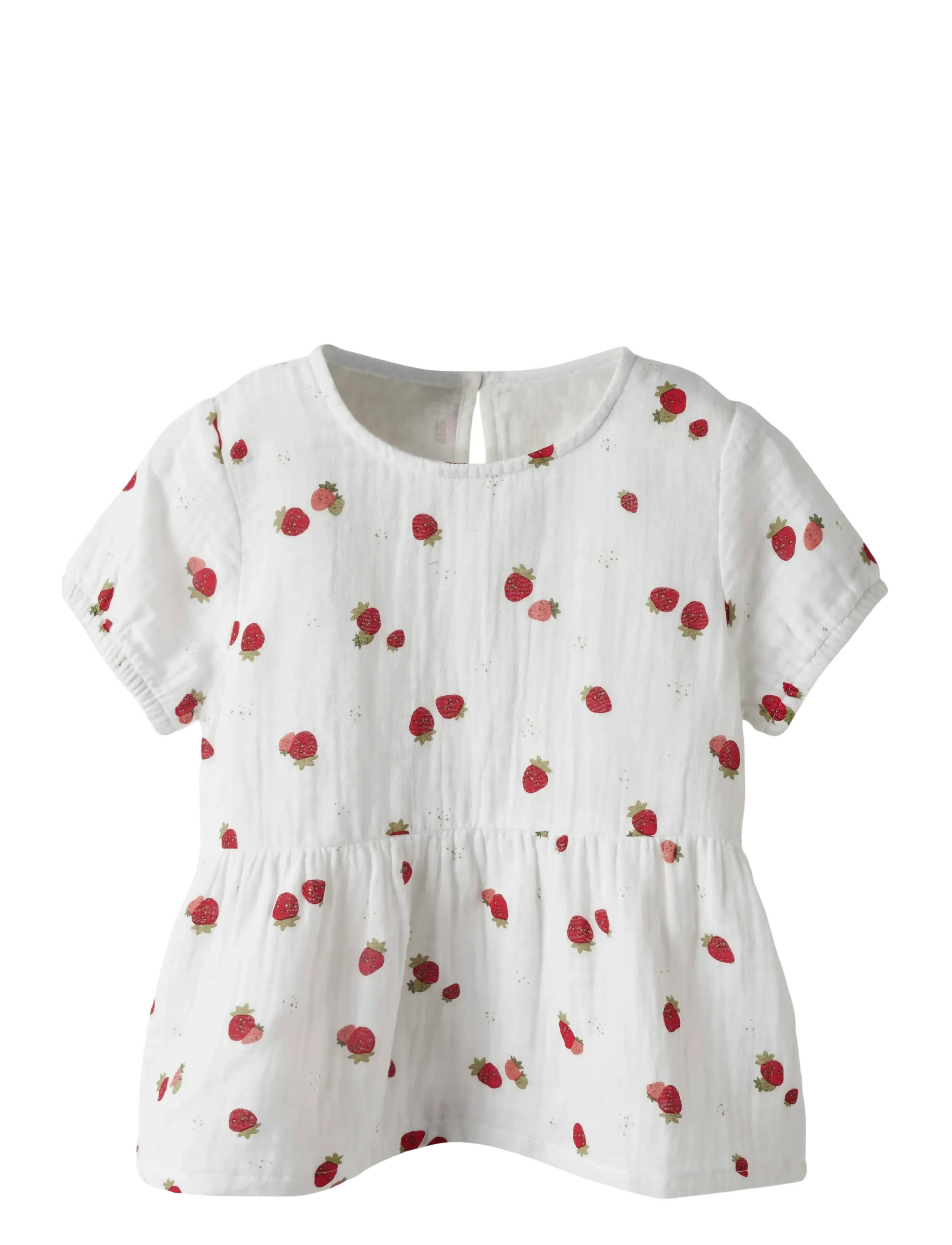 name it NMFFORNELIA SS TOP - Blusen & Tuniken - WHITE ALYSSUM / white