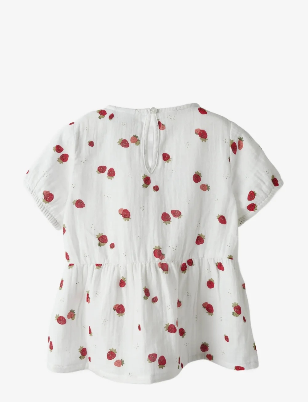 name it - NMFFORNELIA SS TOP - blusen & tuniken - white alyssum - 2