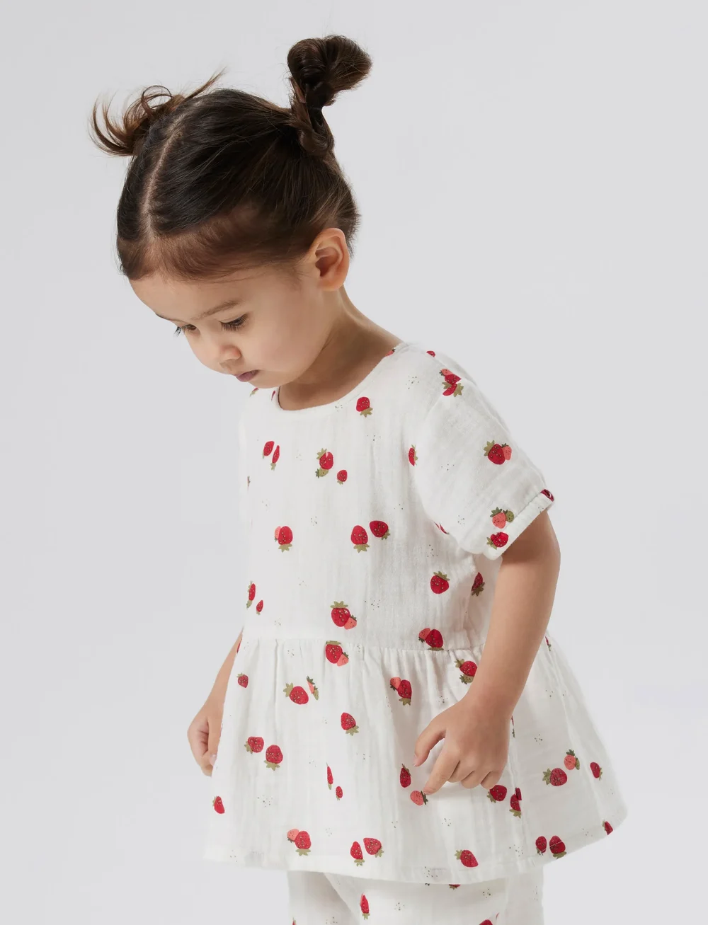 name it - NMFFORNELIA SS TOP - blusen & tuniken - white alyssum - 0