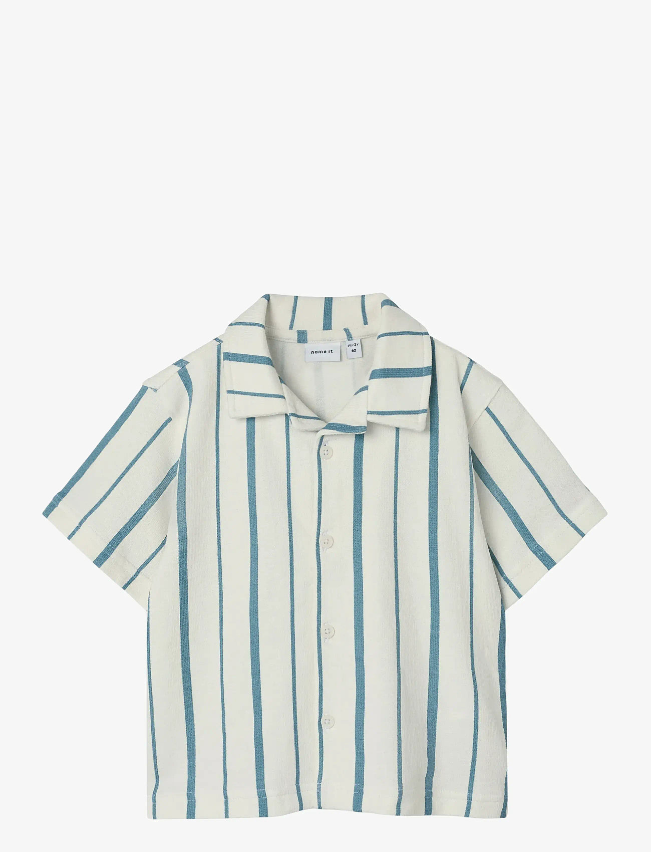 name it - NMMFIGARO SS NREG RESORT SHIRT - white alyssum - 1