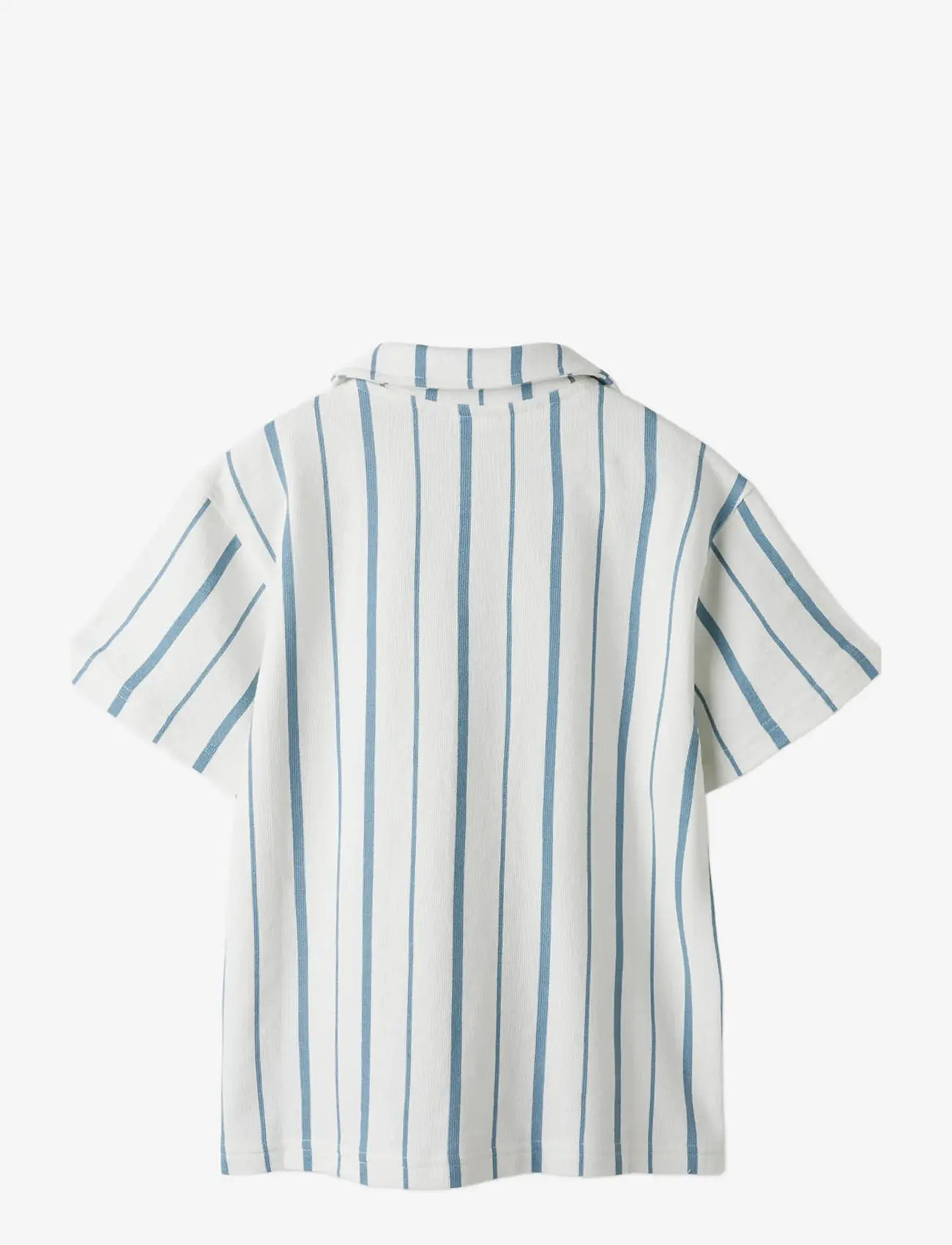 name it - NKMFIGARO SS NREG RESORT SHIRT - kurzärmlige hemden - white alyssum - 1