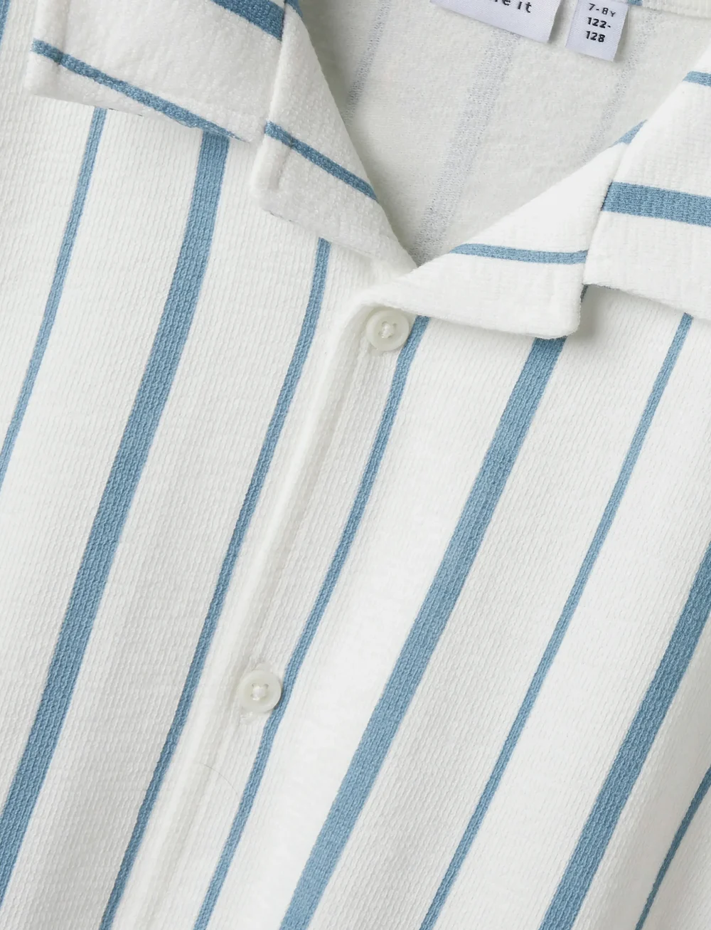name it - NKMFIGARO SS NREG RESORT SHIRT - kurzärmlige hemden - white alyssum - 2