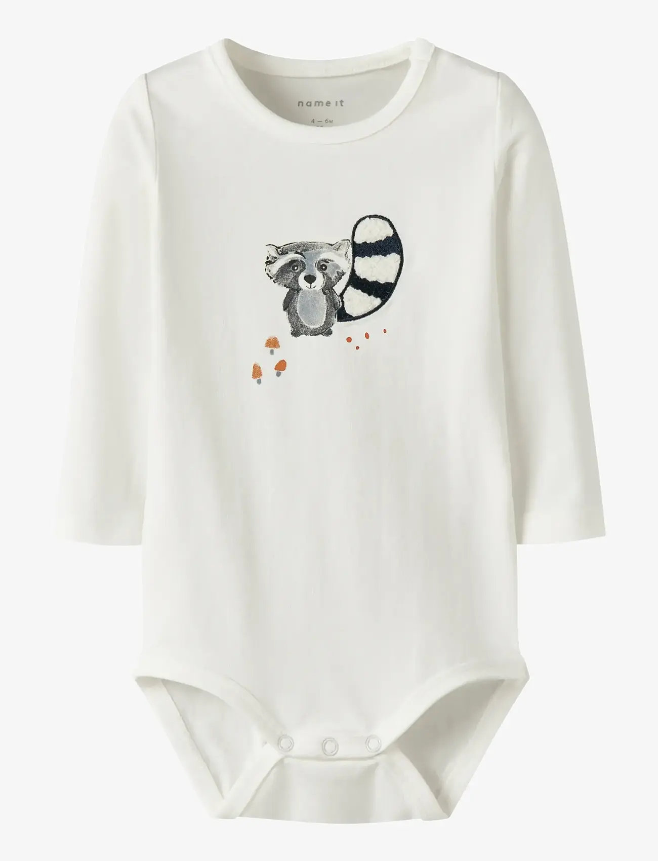 name it - NBMOLEN LS BODY BOX - langærmede - cloud dancer - 0