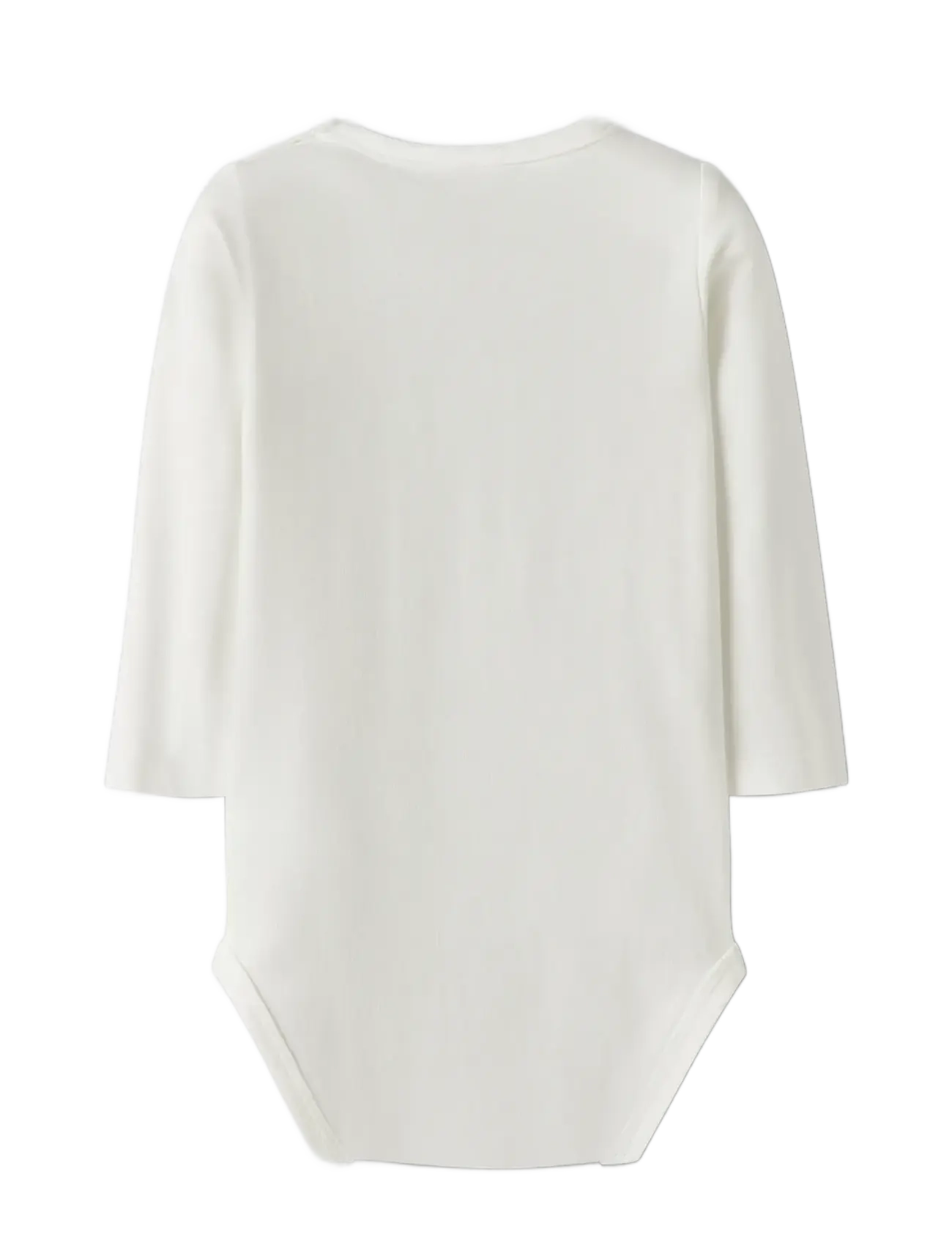 name it - NBMOLEN LS BODY BOX - pikkade varrukatega bodid - cloud dancer - 2