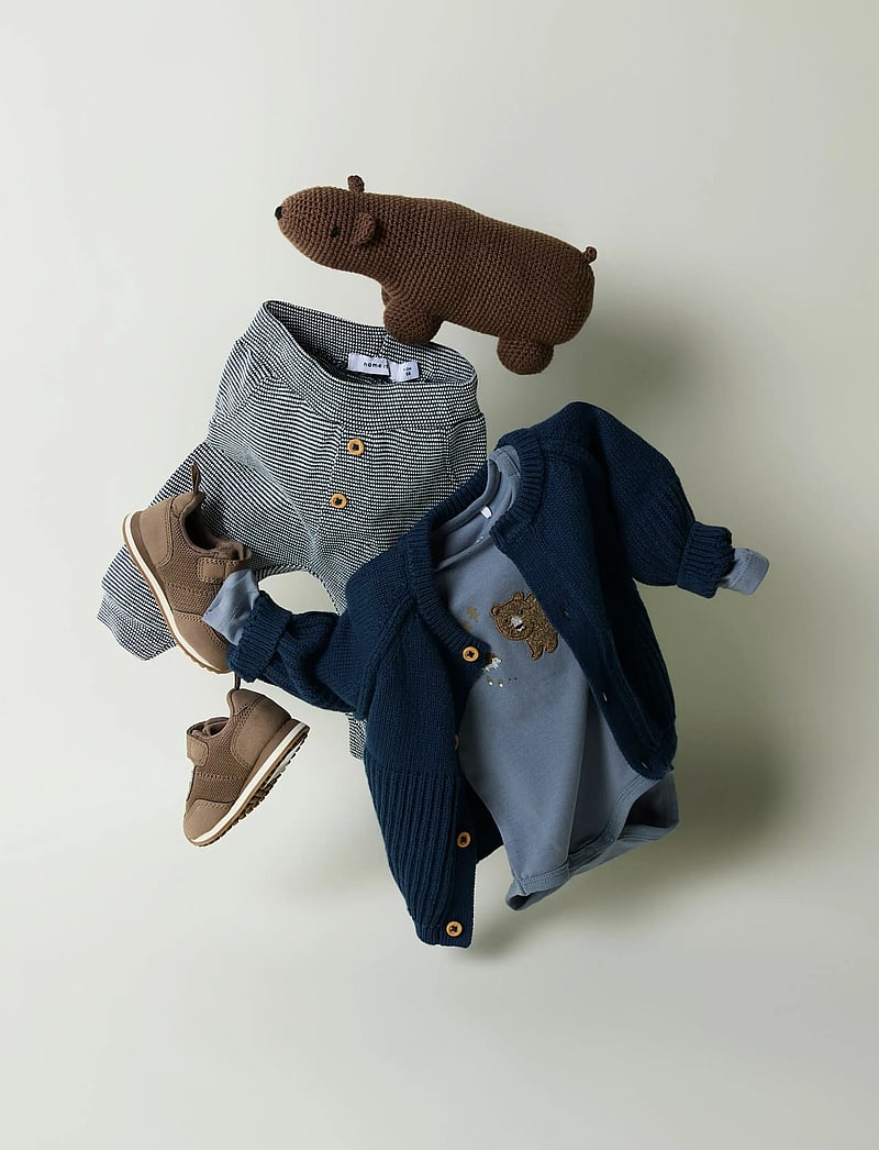 name it - NBMOLEN LS BODY BOX - langärmelige bodys - tradewinds - 4