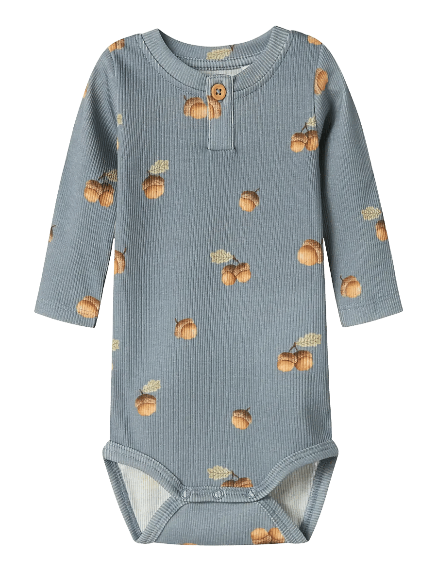 name it - NBMOLYAN LS BODY - langärmelige bodys - tradewinds - 0