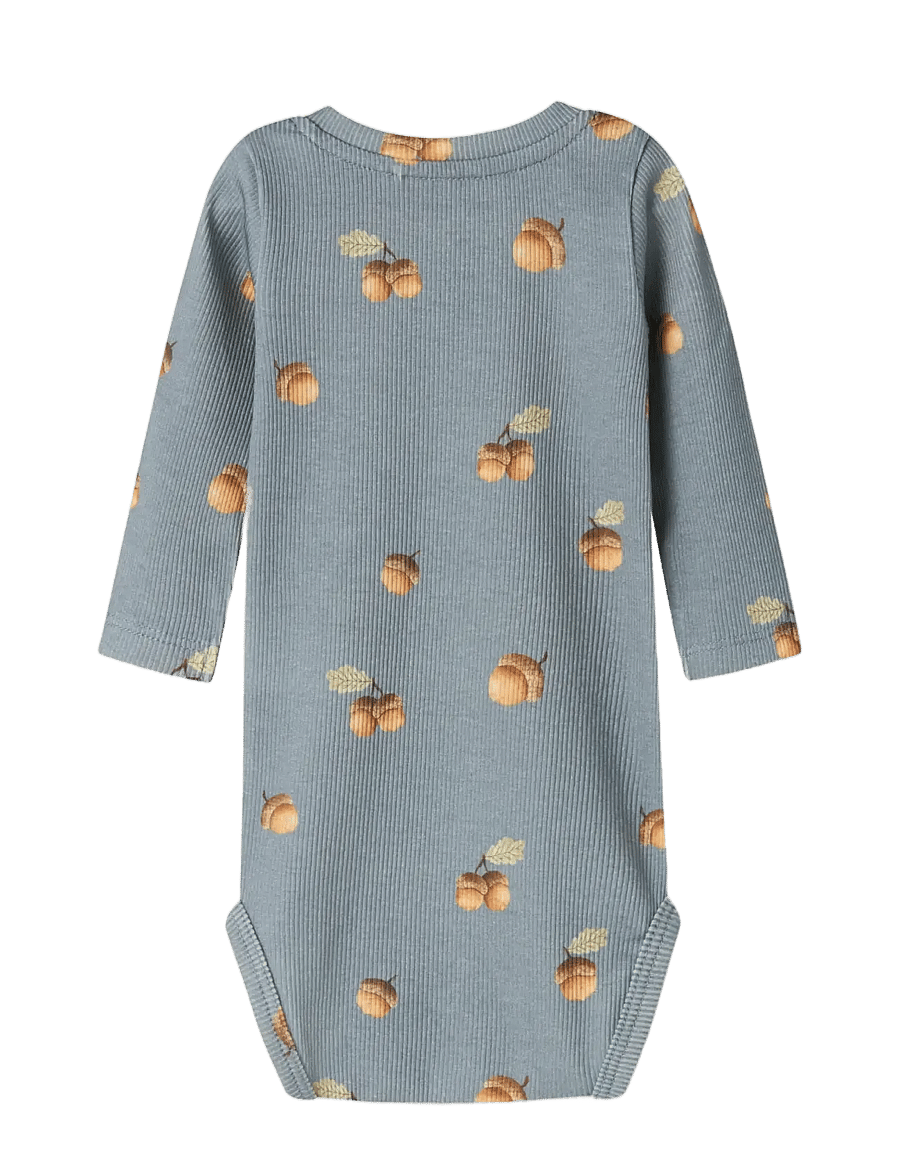 name it - NBMOLYAN LS BODY - langärmelige bodys - tradewinds - 1