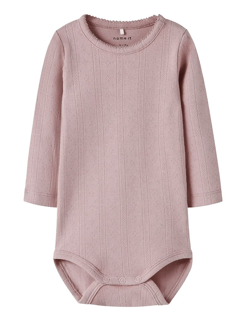 name it - NBFOKLAHOMA LS BODY - langärmelige bodys - burnished lilac - 0