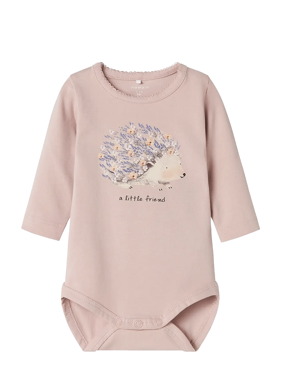 name it - NBFOHELLO LS BODY - långärmade bodies - burnished lilac - 1
