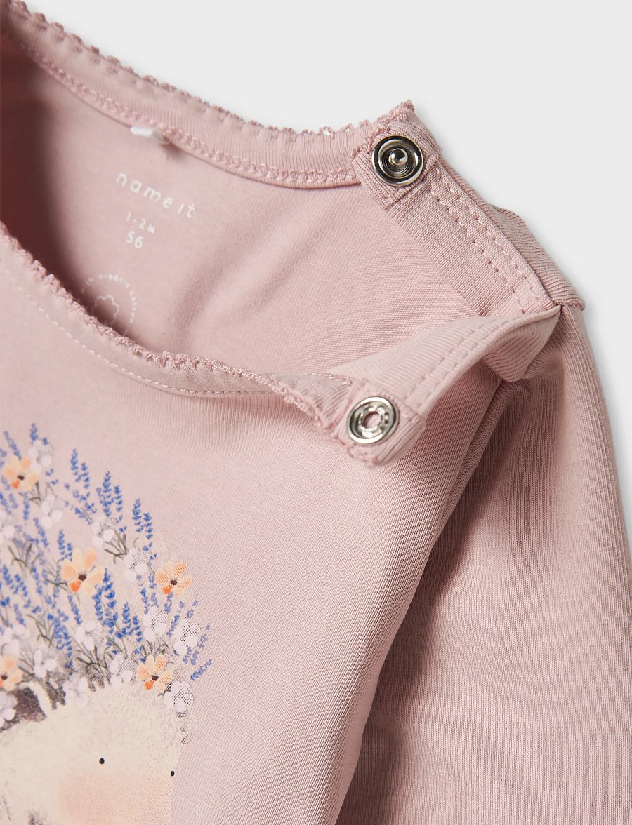 name it - NBFOHELLO LS BODY - långärmade bodies - burnished lilac - 3