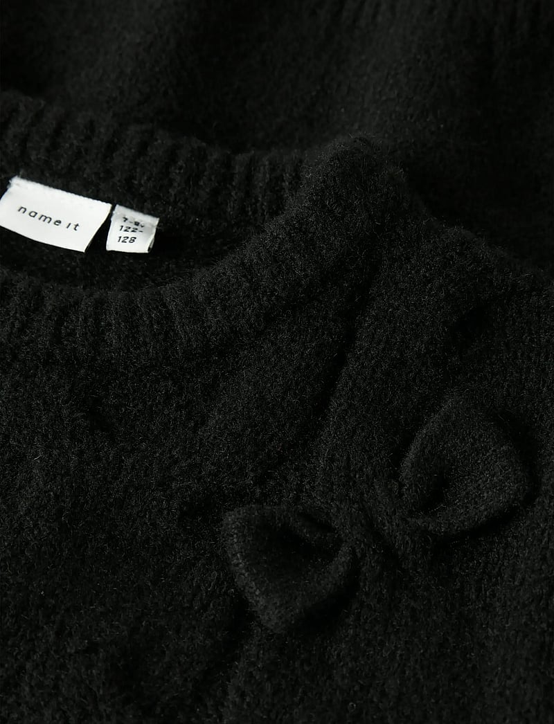 name it - NKFOLIVIA LS KNIT - džemprid - black - 2