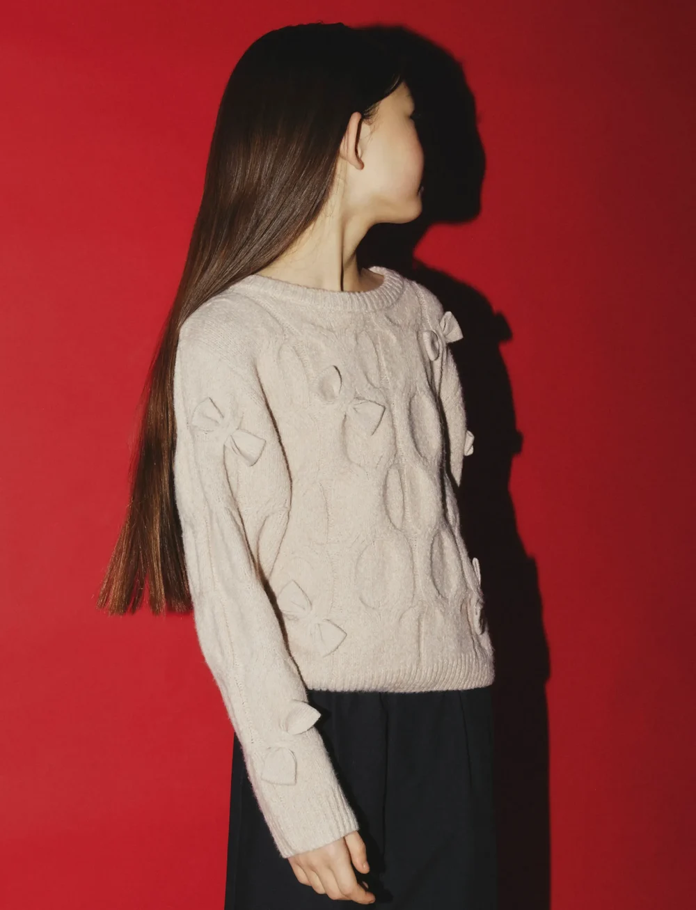 name it - NKFOLIVIA LS KNIT - pullover - peyote - 0