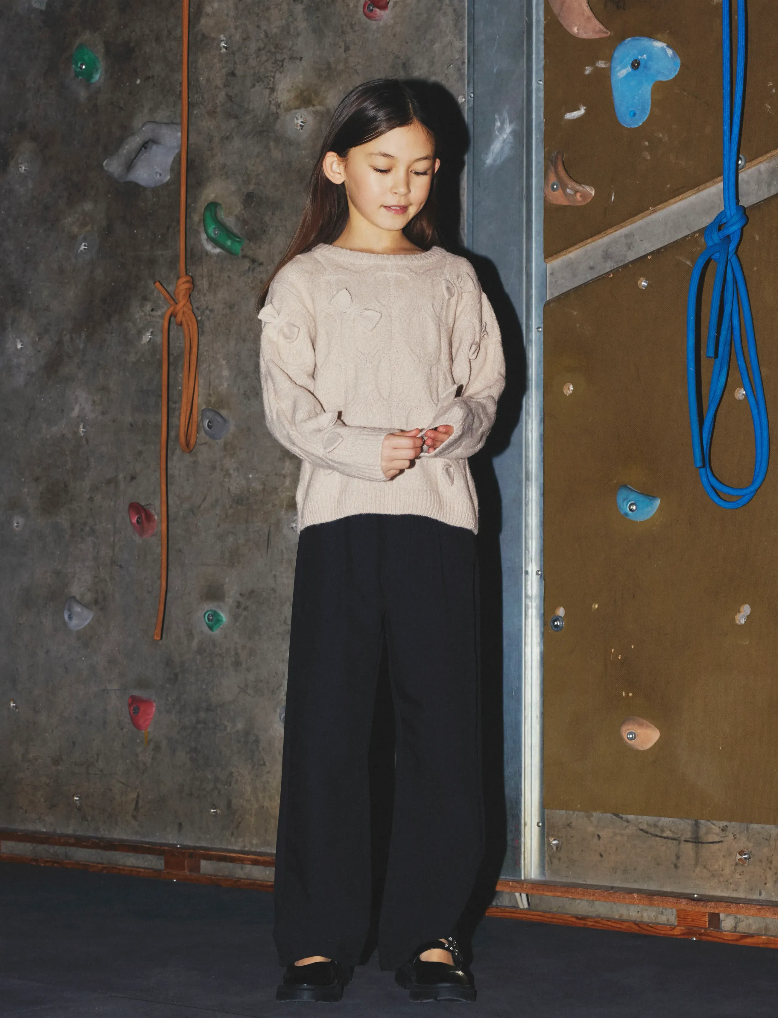 name it - NKFOLIVIA LS KNIT - peysur - peyote - 3