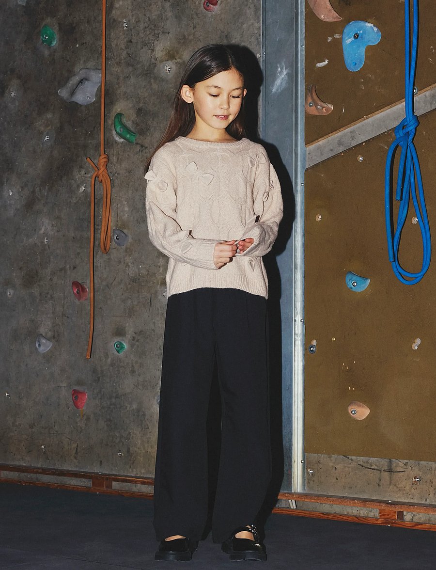 name it - NKFOLIVIA LS KNIT - trøjer - peyote - 3