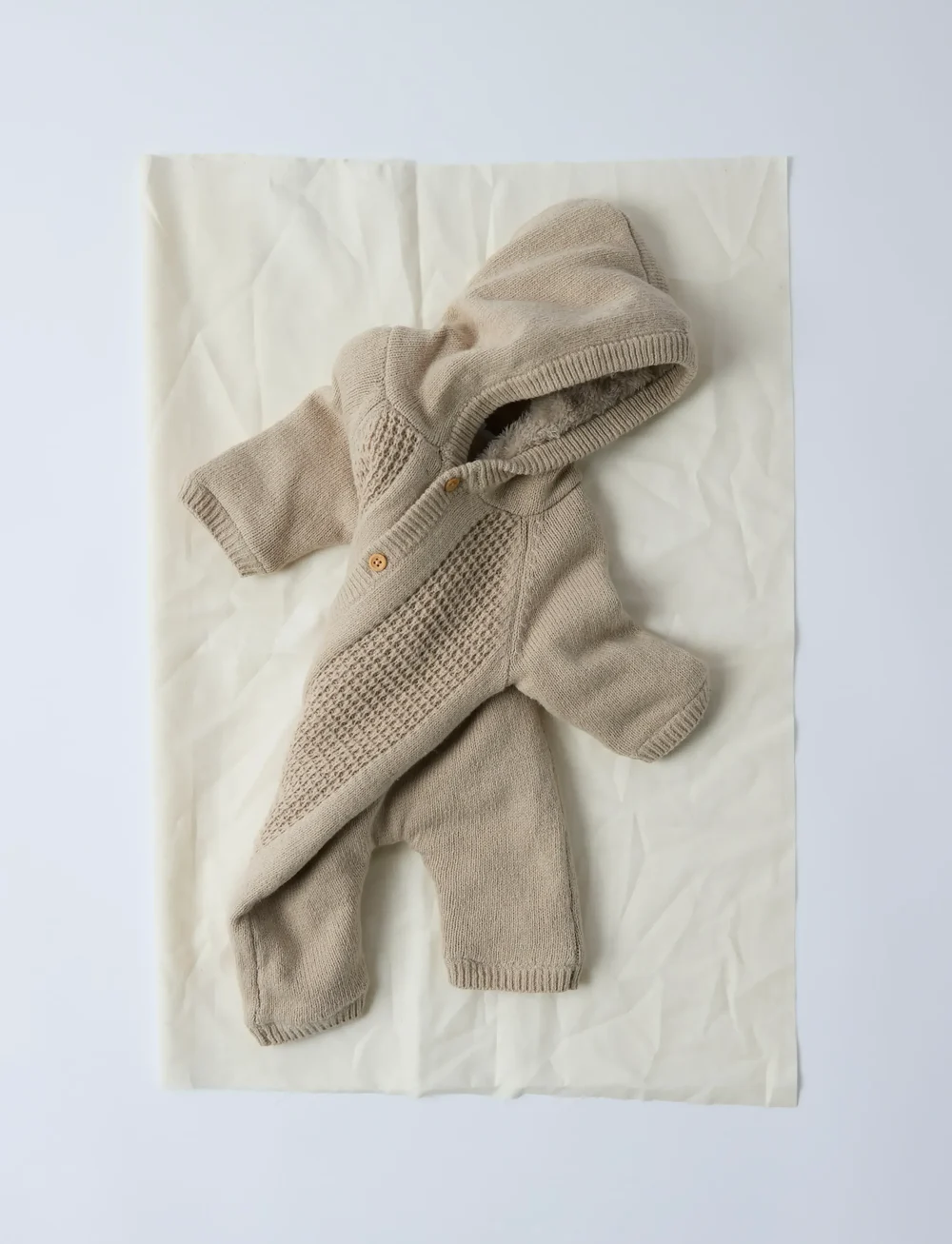 name it - NBNOLLY LS KNIT WHOLESUIT - långärmade bodysuits - island fossil - 2