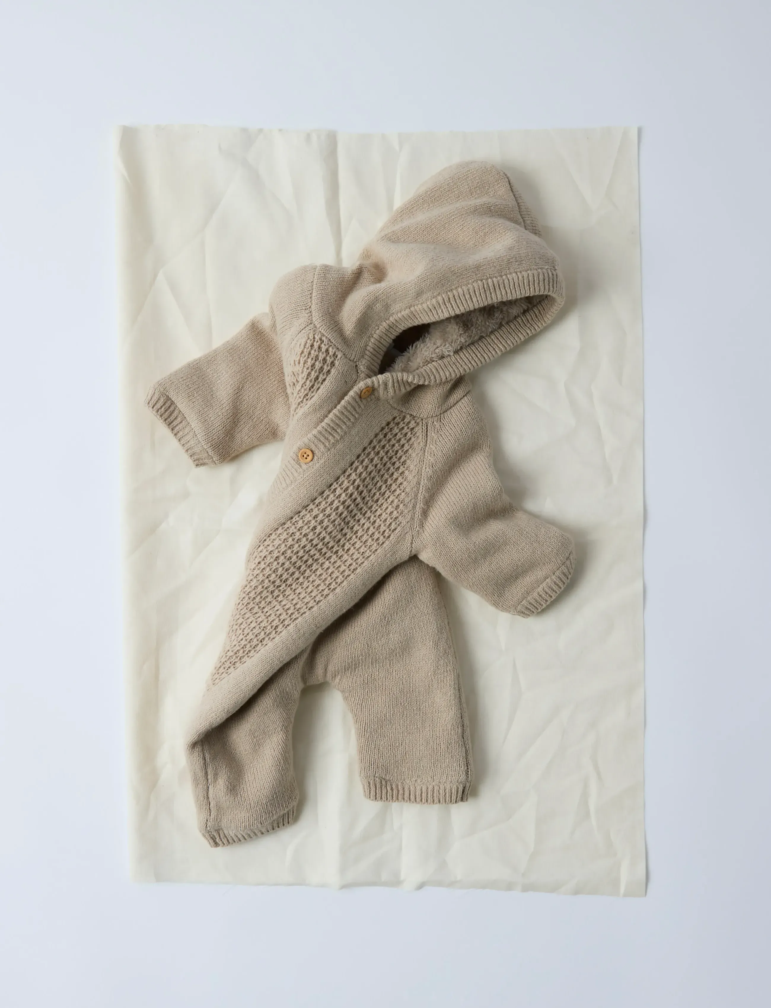 name it - NBNOLLY LS KNIT WHOLESUIT - met lange mouwen - island fossil - 2