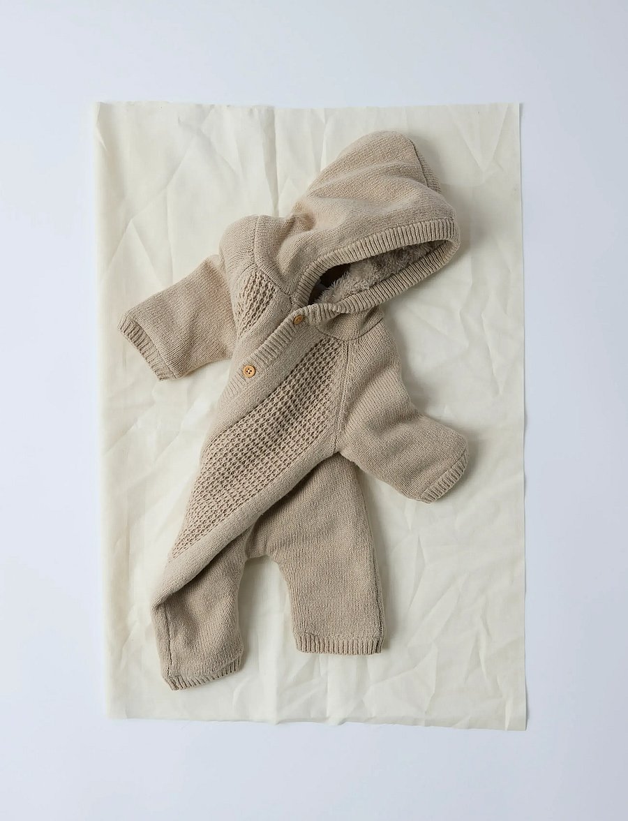 name it - NBNOLLY LS KNIT WHOLESUIT - met lange mouwen - island fossil - 2