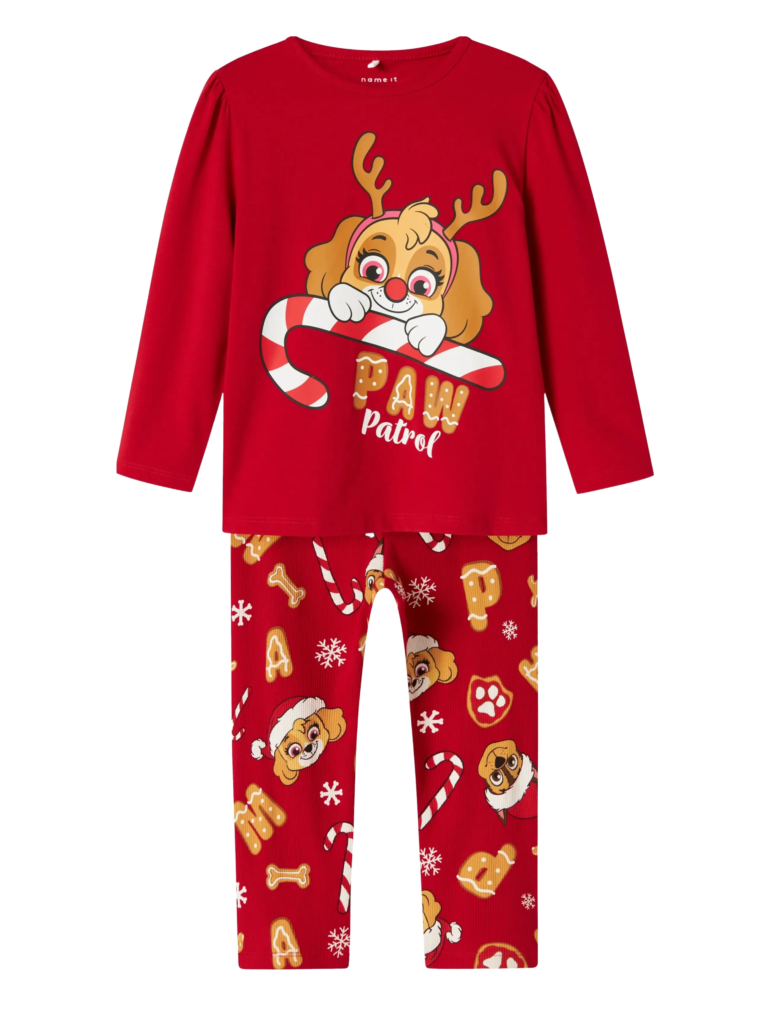 name it NMFSARBA PAW LS NIGHTSET CPLG - Riided - BARBADOS CHERRY / red
