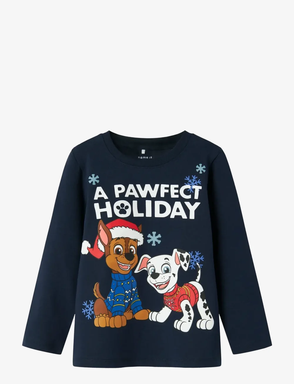 name it - NMMSTELLAN PAW LS TOP CPLG - long-sleeved t-shirts - navy blazer - 1