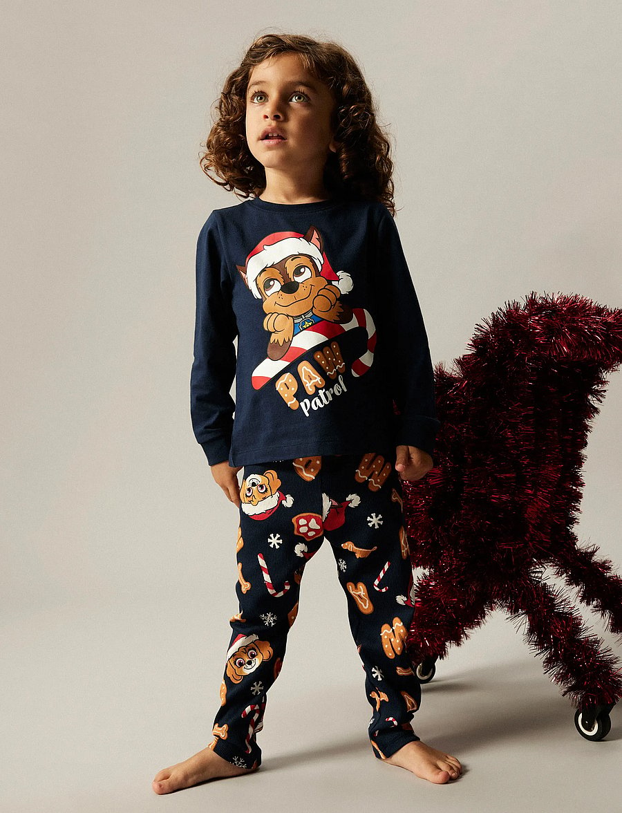 name it - NMMSLAVA PAW LS NIGHTSET CPLG - komplektid - navy blazer - 0
