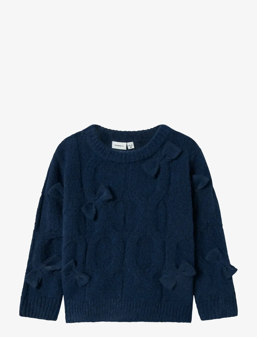 name it - NMFOLIVIA LS KNIT - džemprid - navy blazer - 0