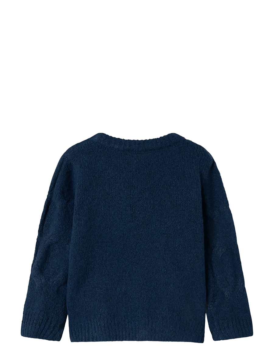 name it - NMFOLIVIA LS KNIT - pullover - navy blazer - 2