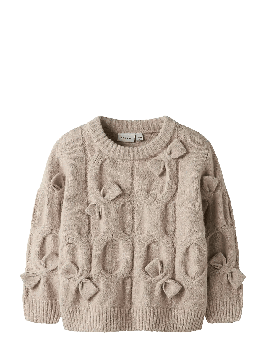 name it - NMFOLIVIA LS KNIT - pullover - peyote - 1