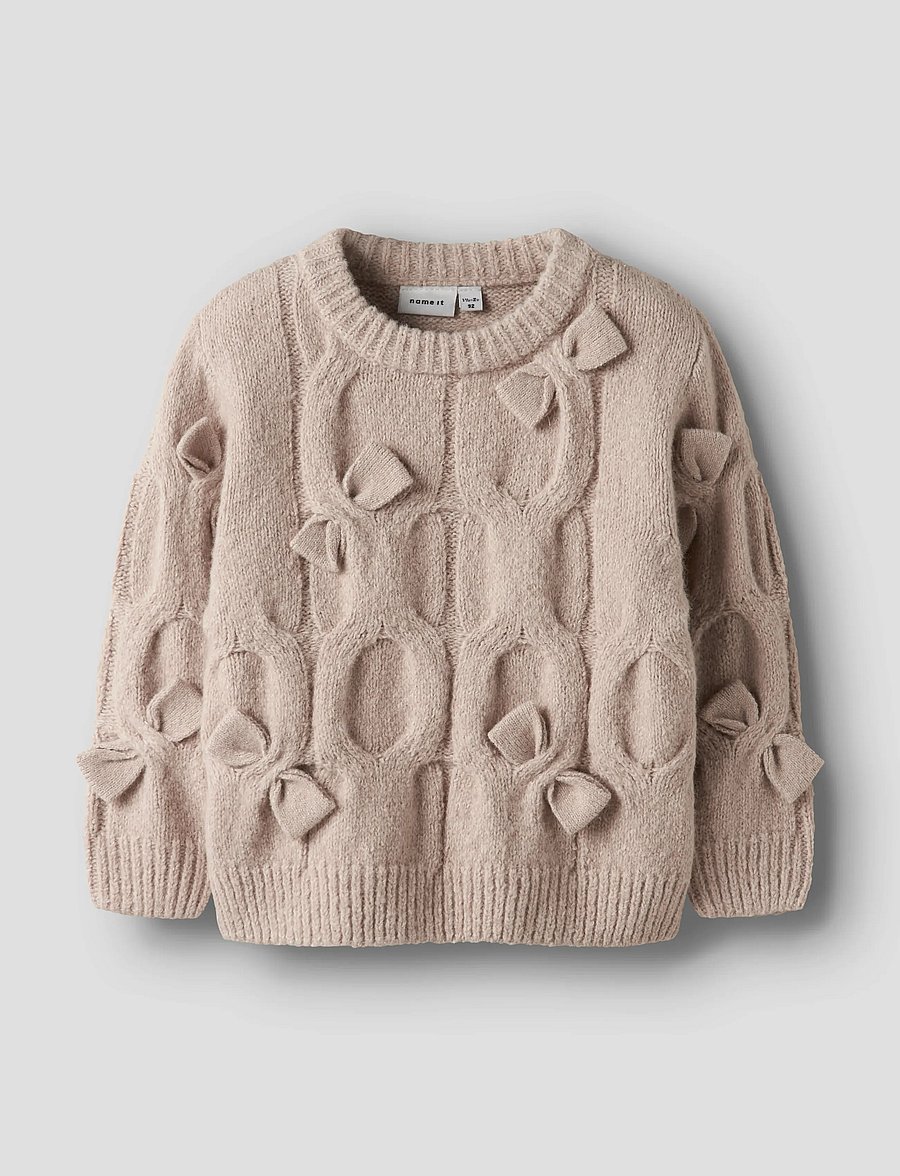 name it - NMFOLIVIA LS KNIT - pullover - peyote - 0