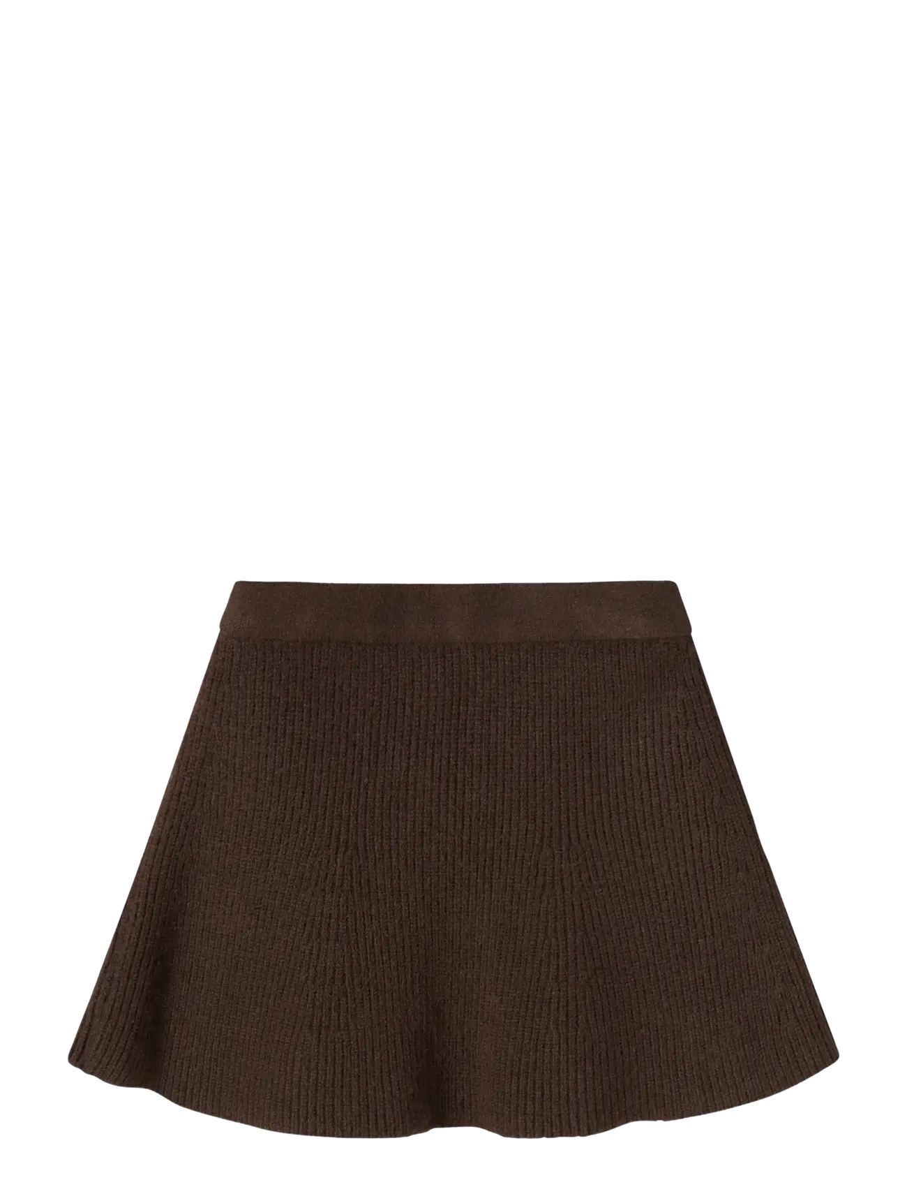 name it NMFNILLA KNIT SKIRT - Riided - SEAL BROWN / brown