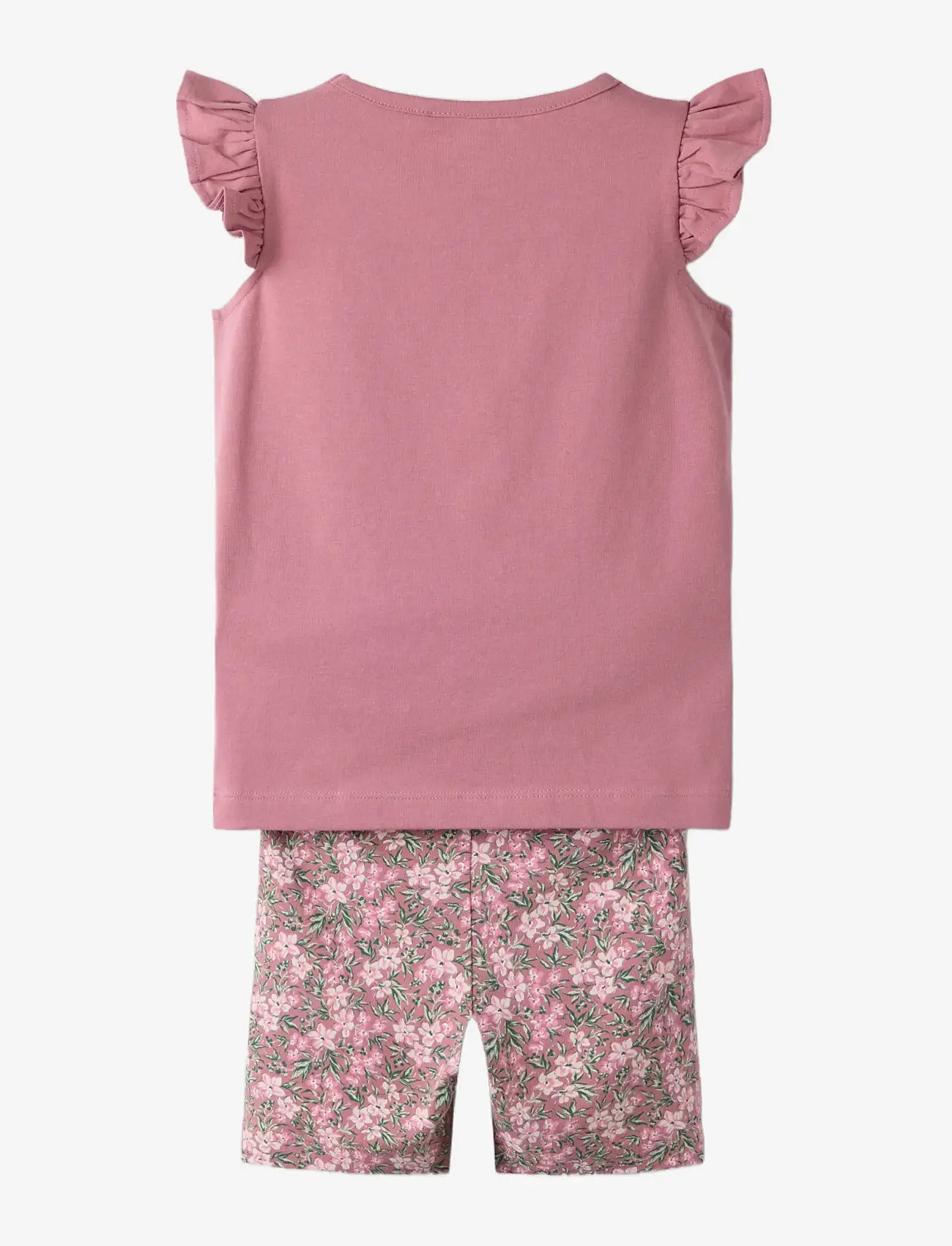 name it - NMFVAYANA CAPSL TOP SET - set med kortärmad t-shirt - mesa rose - 1