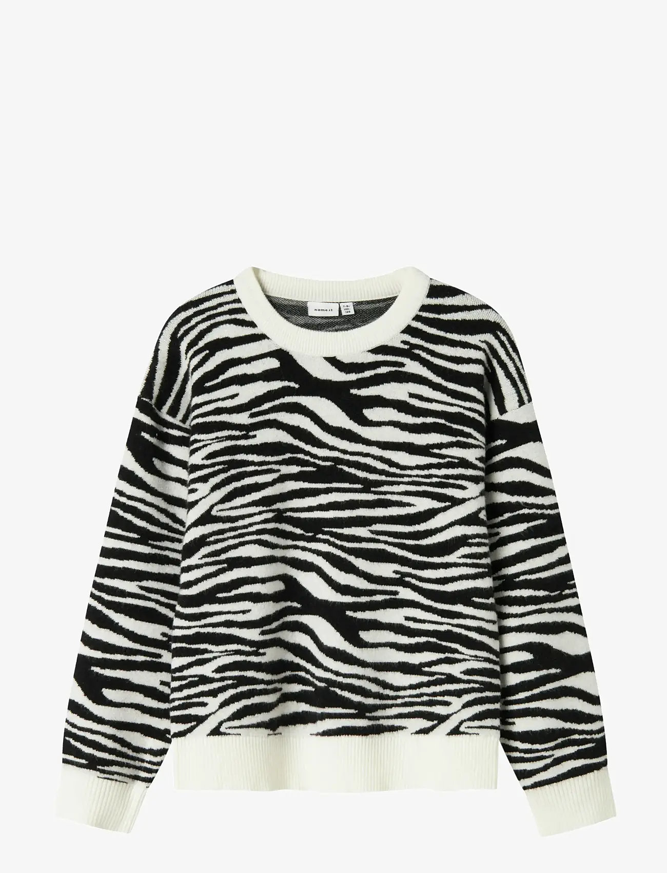 name it - NKFORKIDE LS KNIT BOX - efterårstøj - black - 0