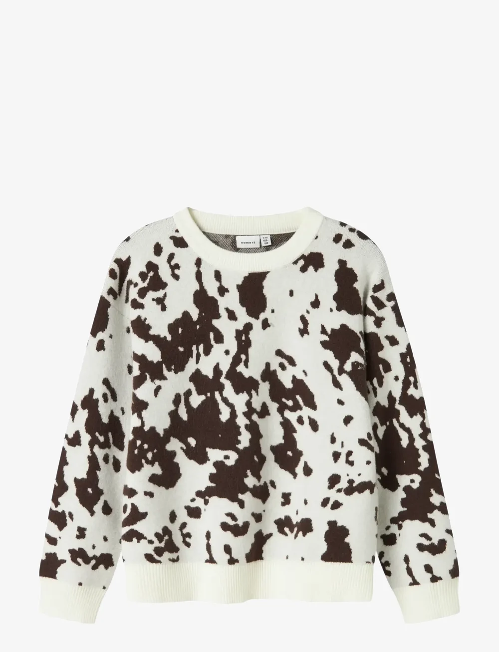 name it - NKFORKIDE LS KNIT BOX - pullover - seal brown - 1