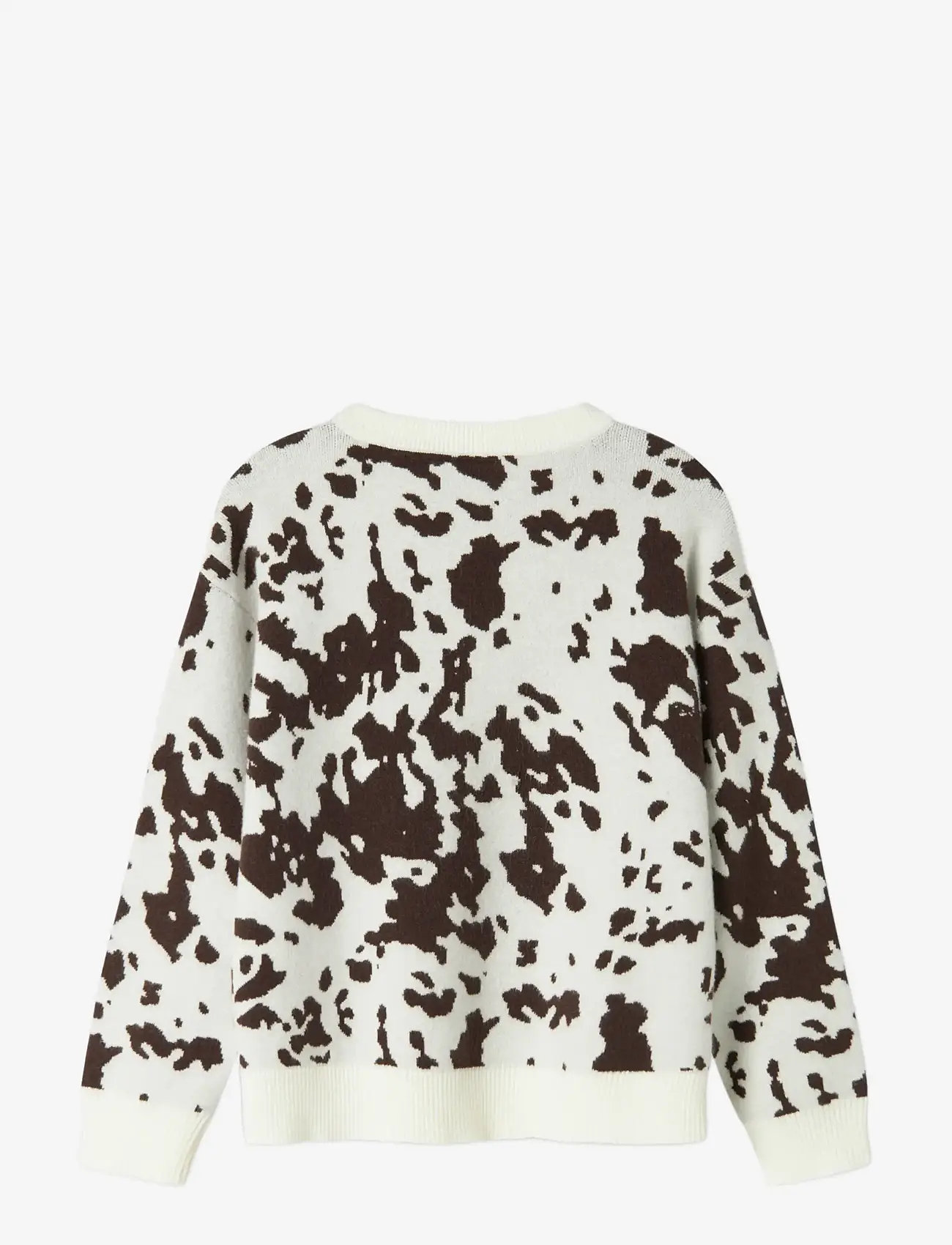 name it - NKFORKIDE LS KNIT BOX - herbstliche kleidung - seal brown - 1