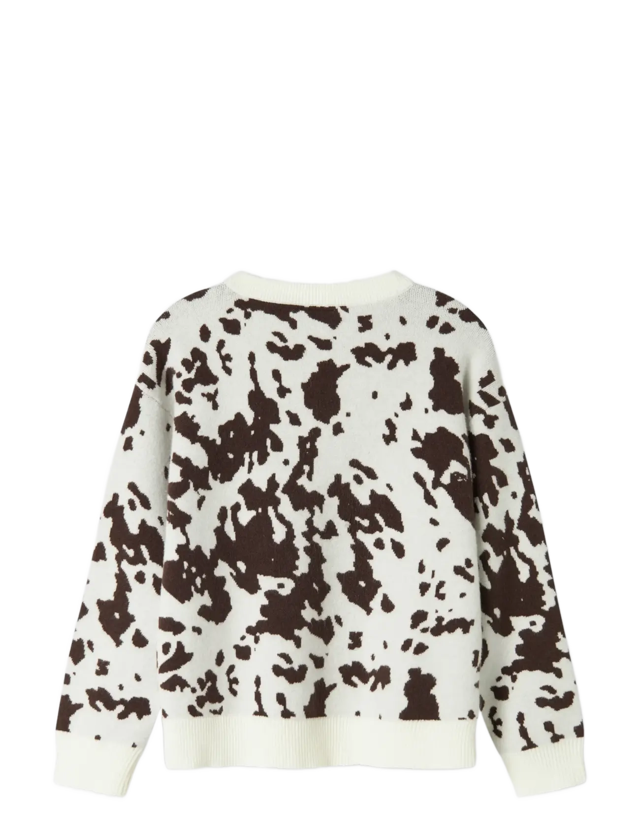 name it - NKFORKIDE LS KNIT BOX - trøjer - seal brown - 2